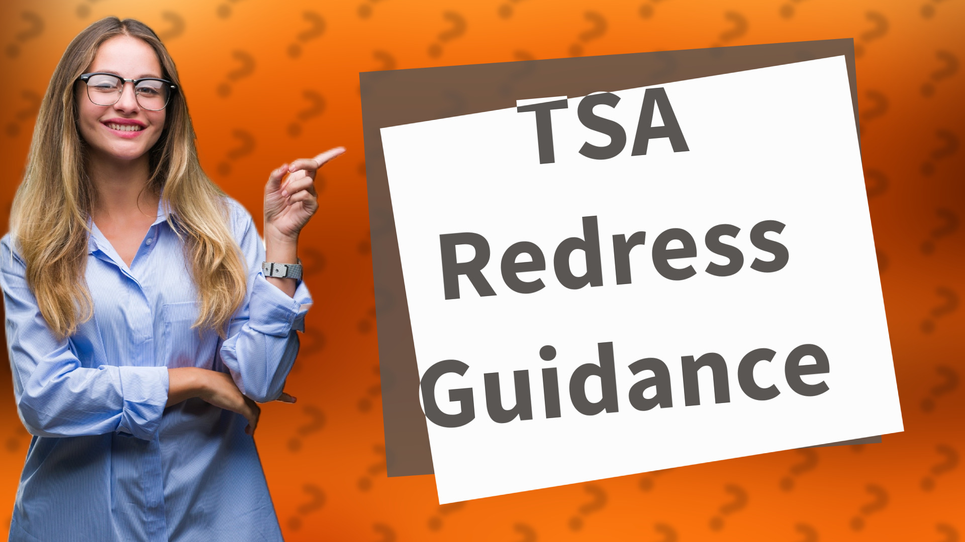 TSA Redress Guidance