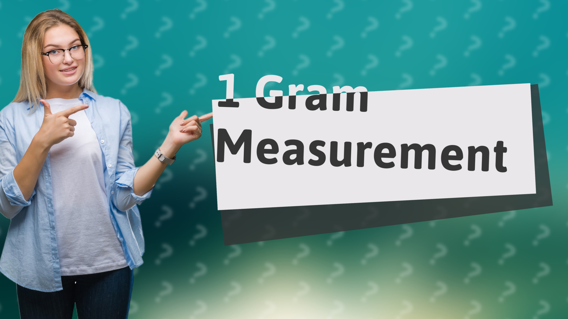 1 Gram Measurement