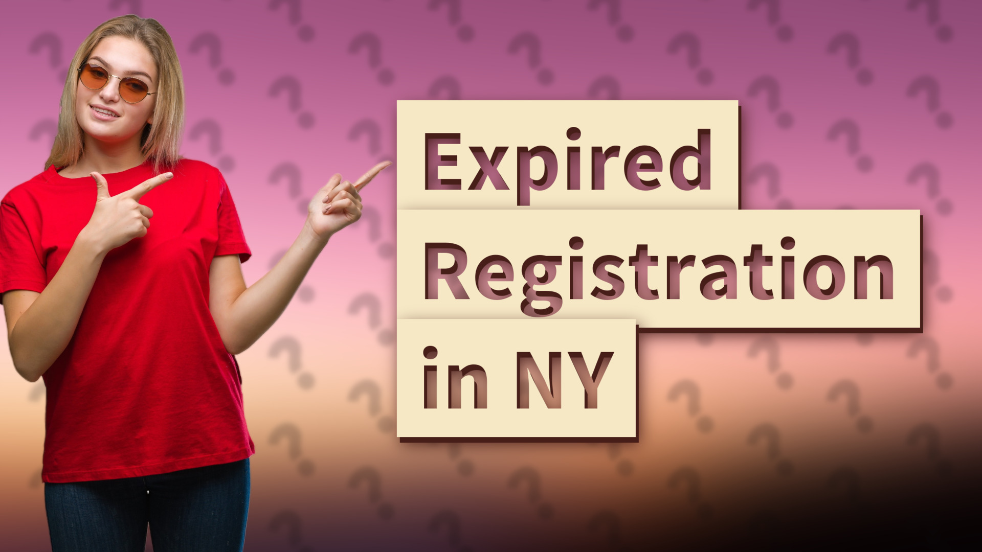 Expired Registration in NY