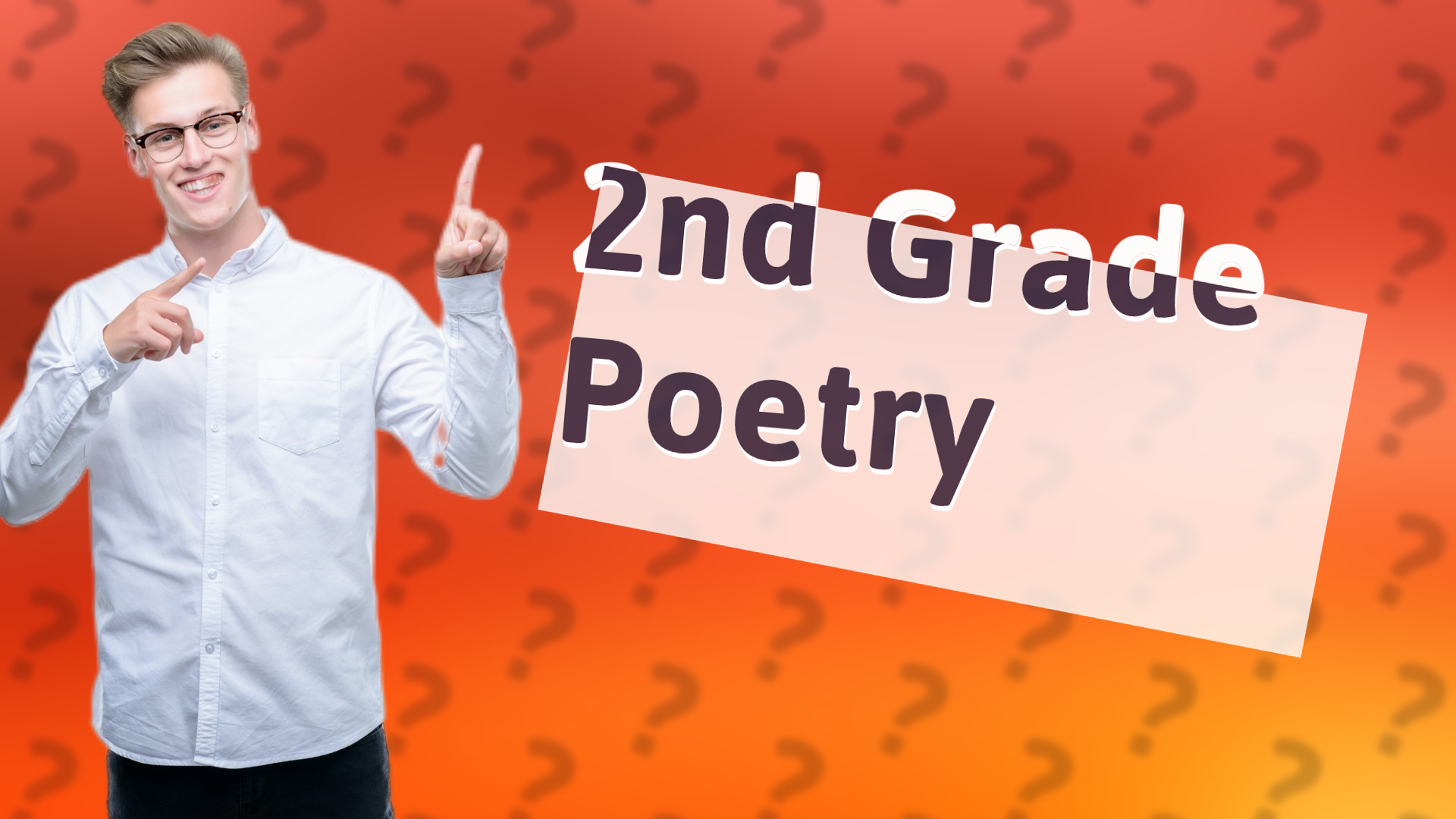2nd Grade Poetry
