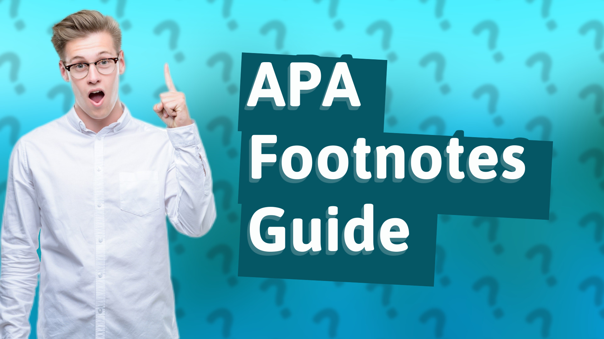 APA Footnotes Guide