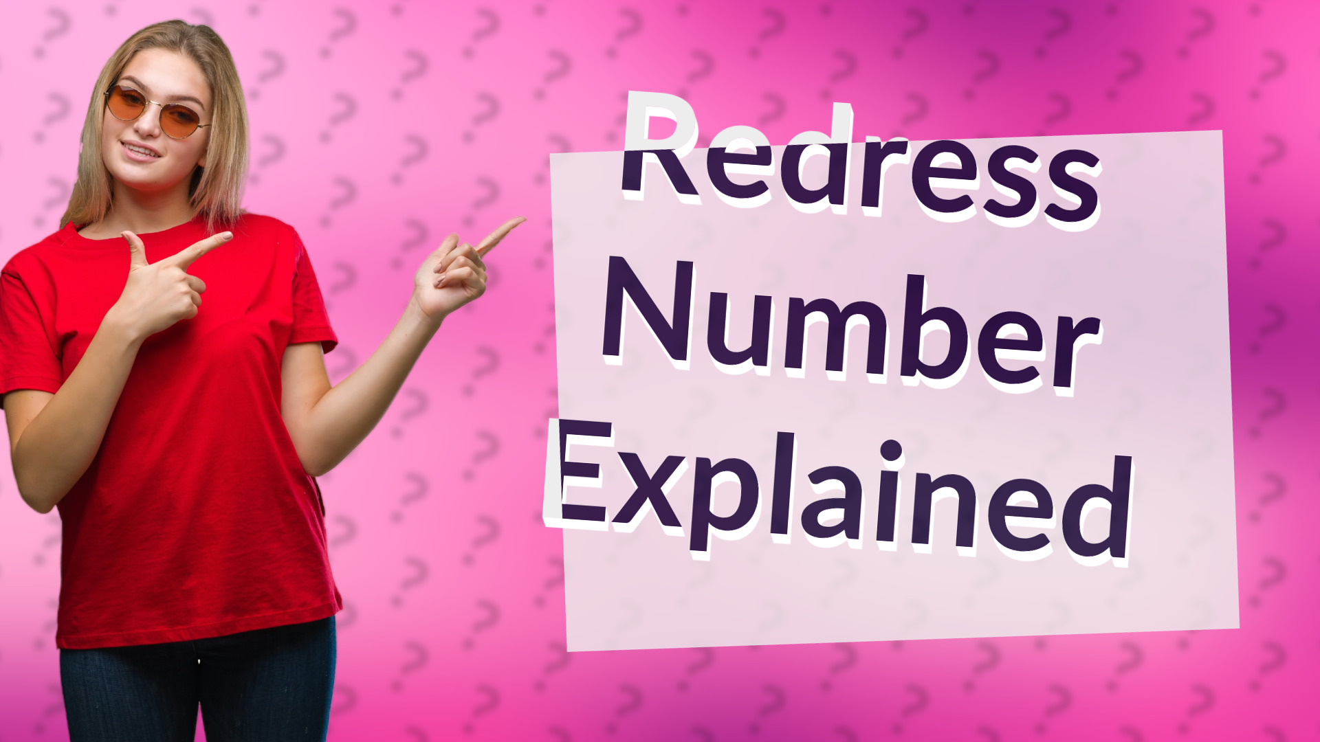 Redress Number Explained