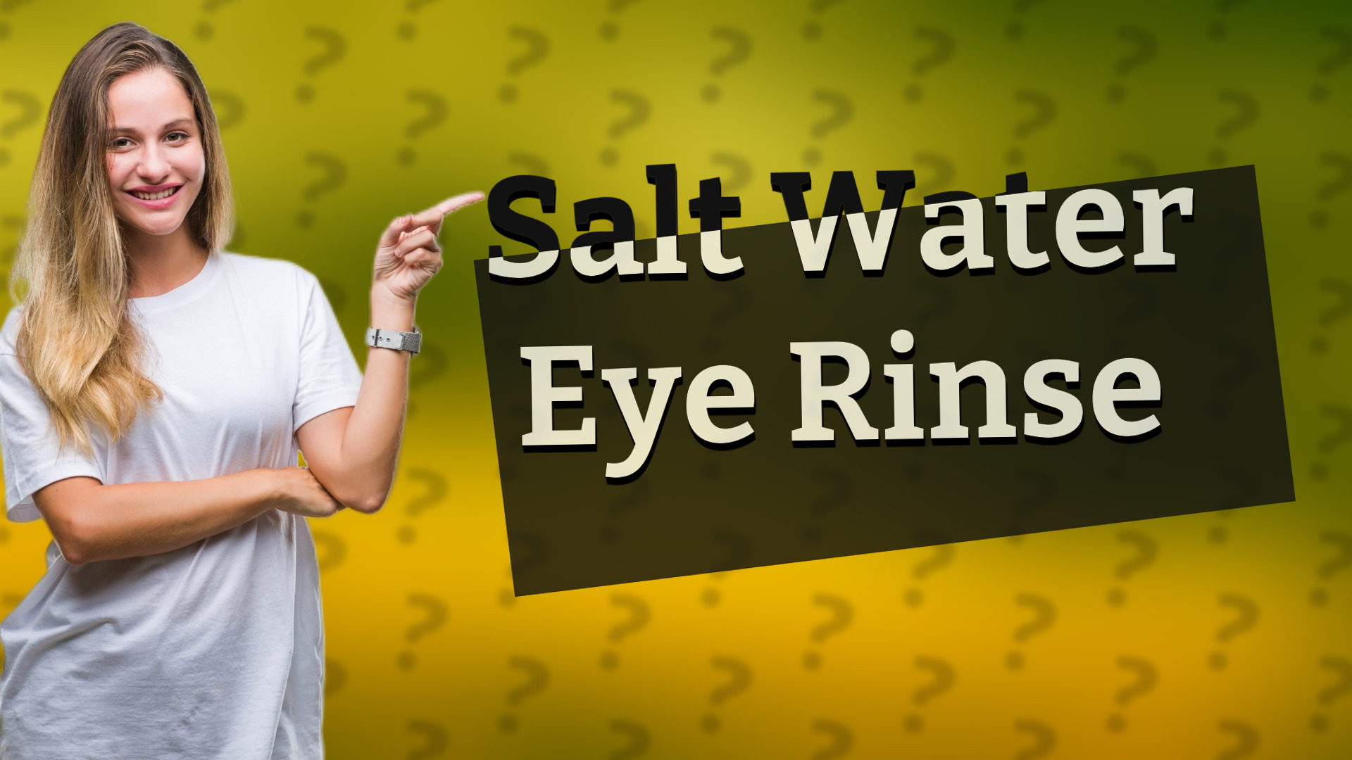 Salt Water Eye Rinse