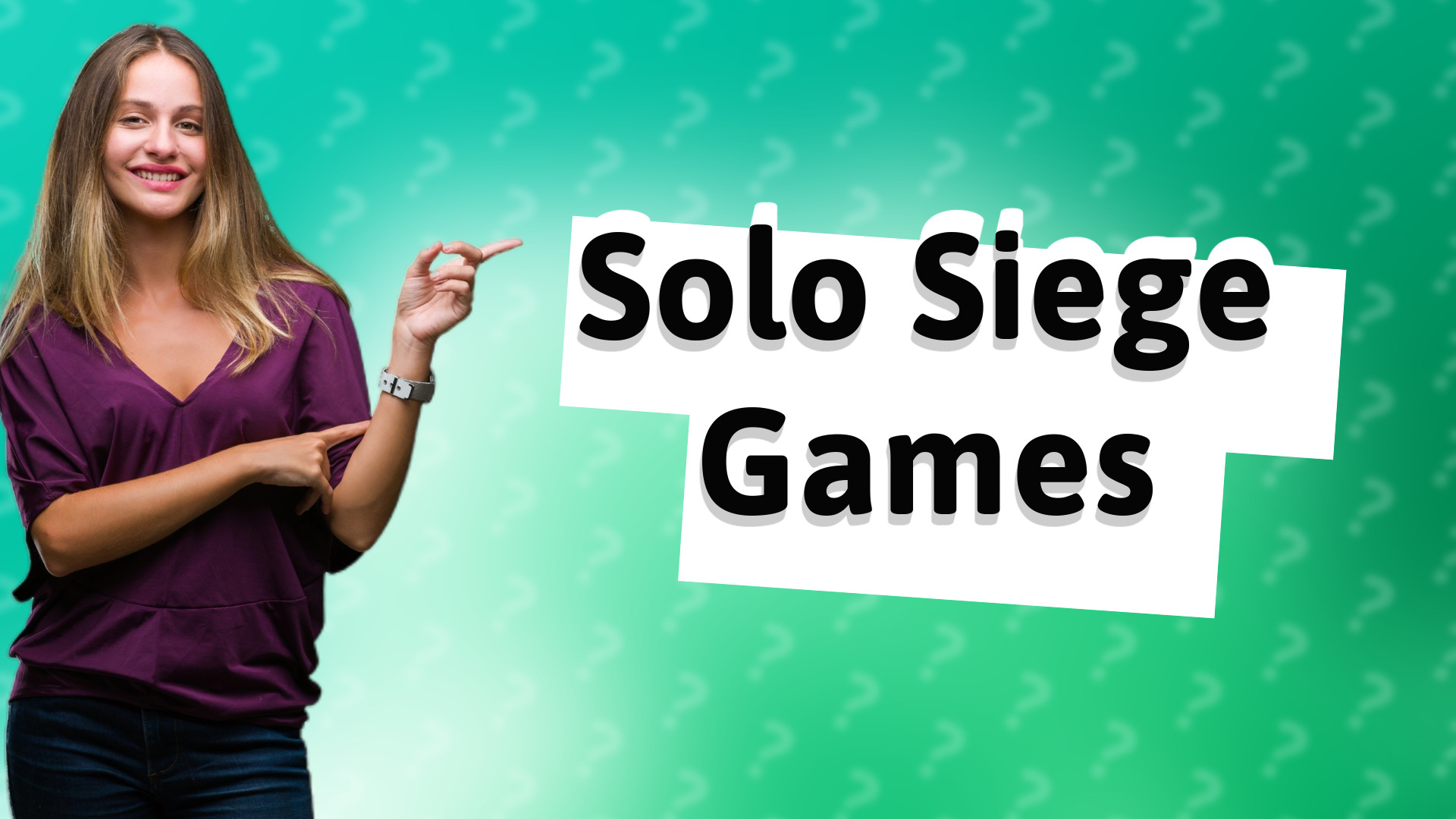 Solo Siege Games