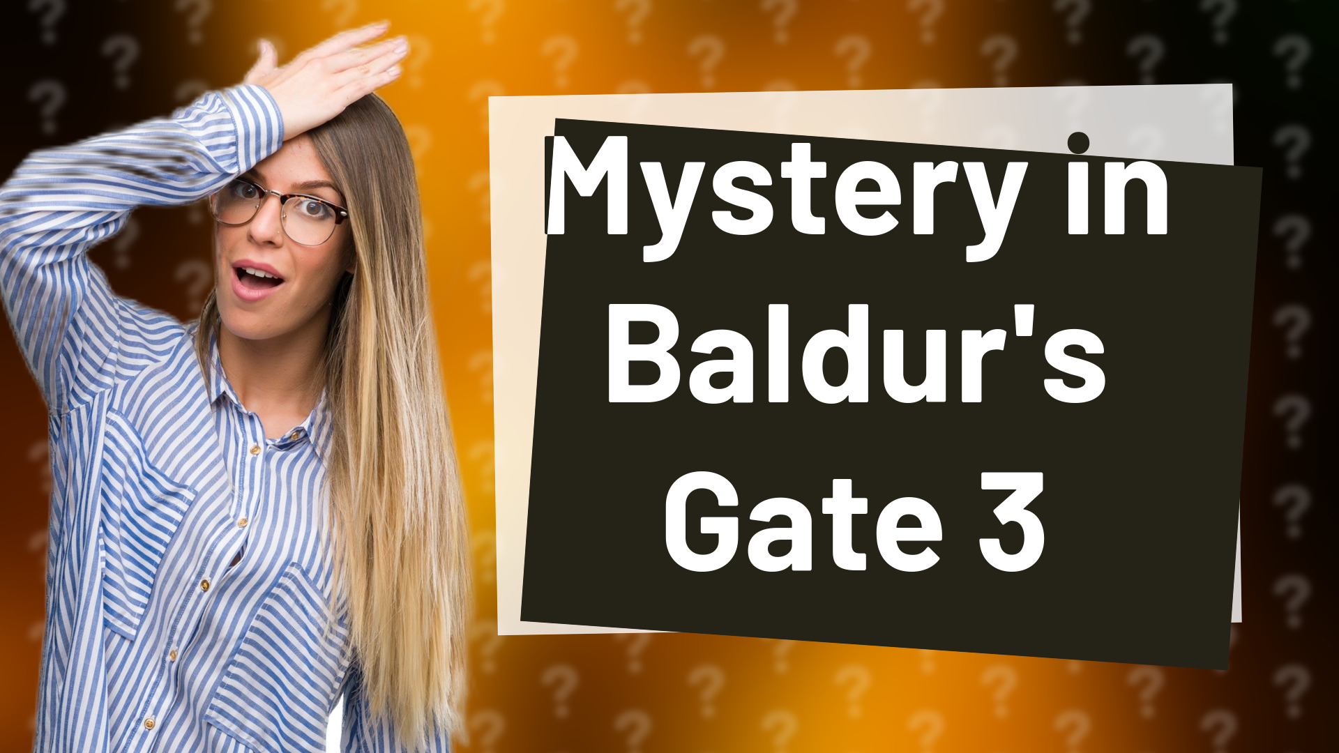 Mystery in Baldur's Gate 3