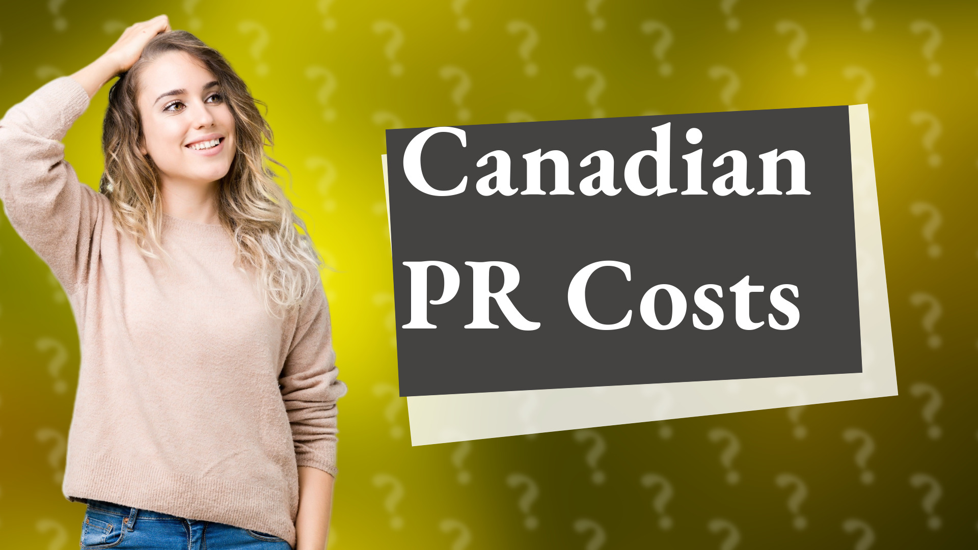 Canadian PR Costs