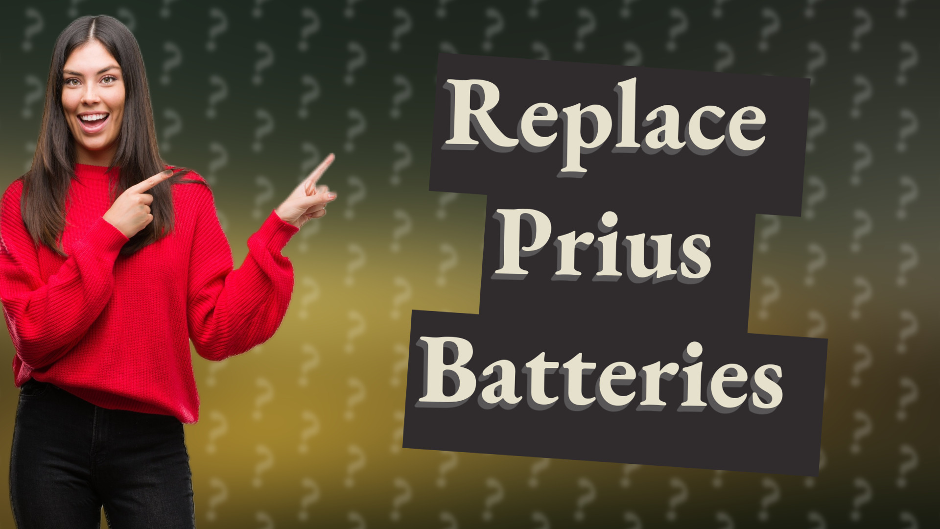 Replace Prius Batteries
