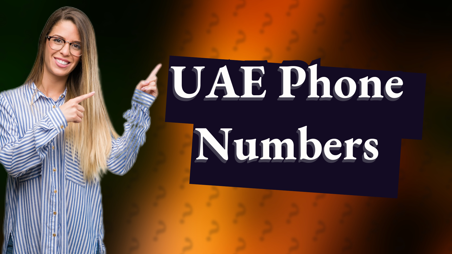 UAE Phone Numbers