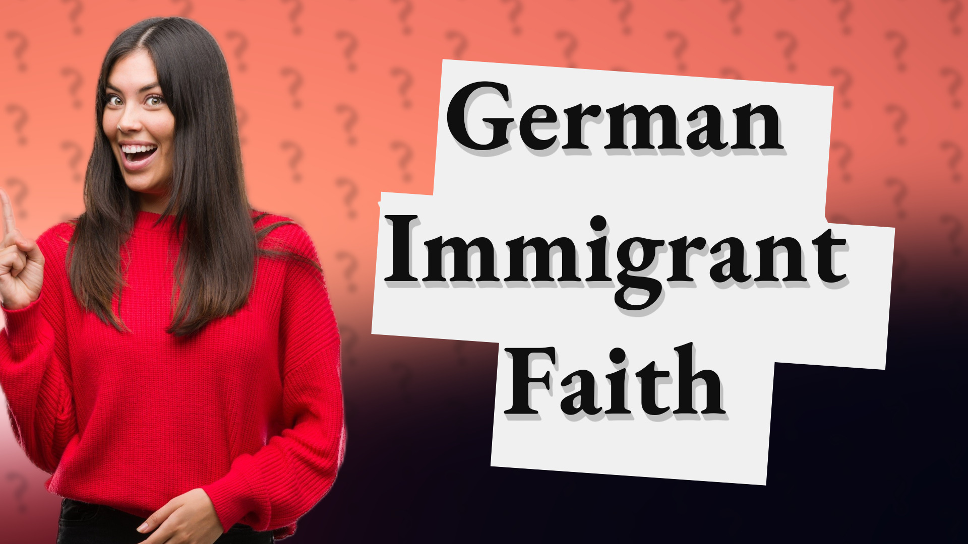 German Immigrant Faith
