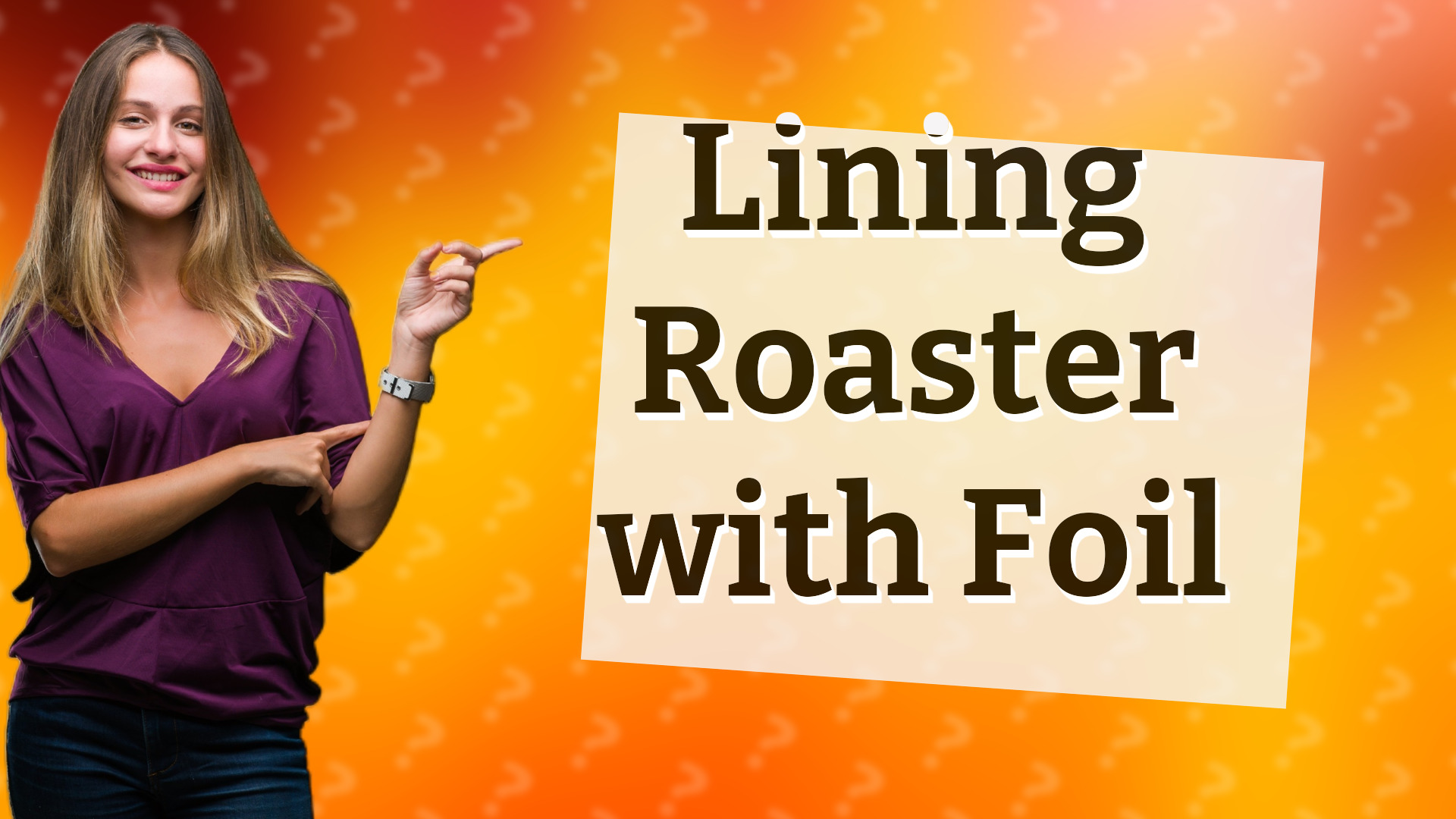 Lining Roaster with Foil