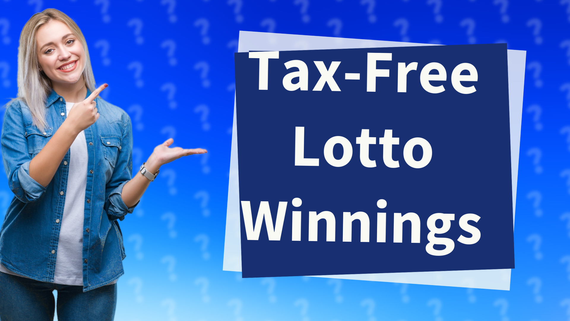 Tax-Free Lotto Winnings