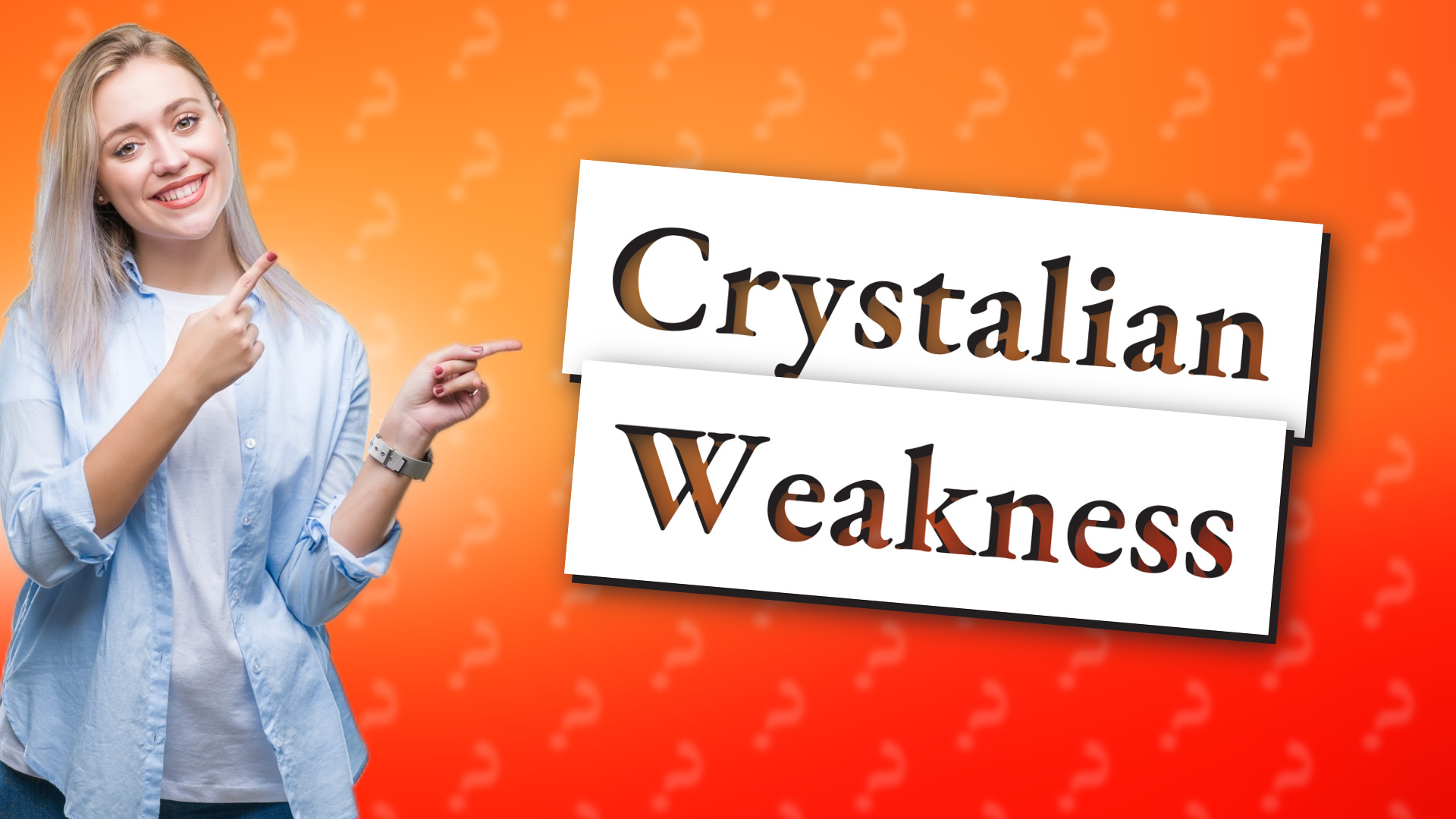 Crystalian Weakness