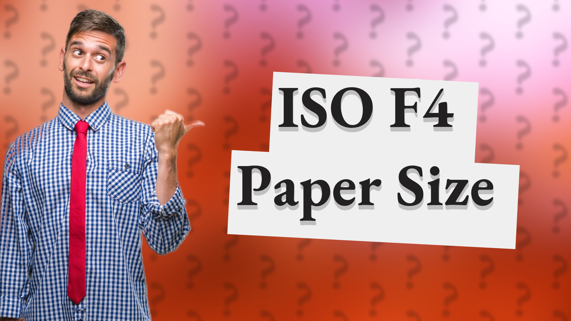 ISO F4 Paper Size