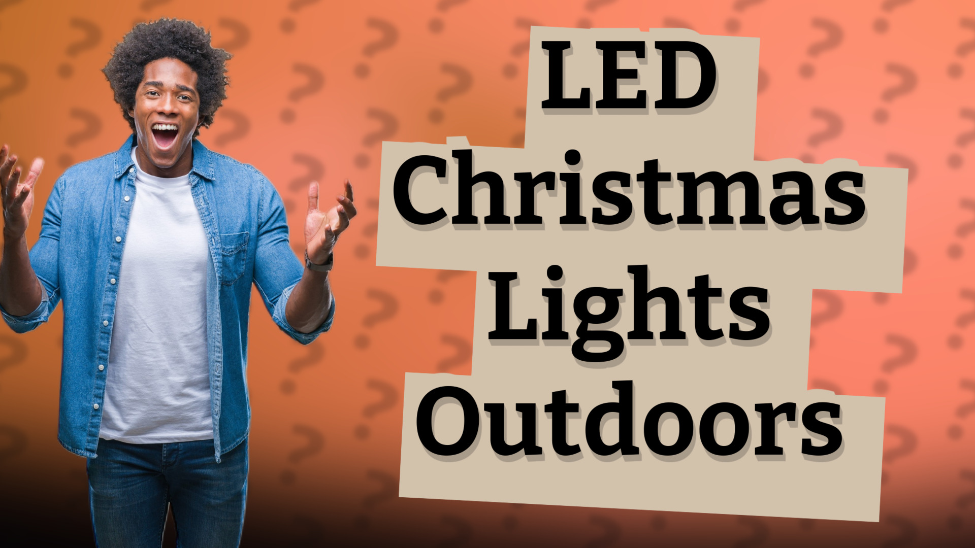 LED Christmas Lights Outdoors