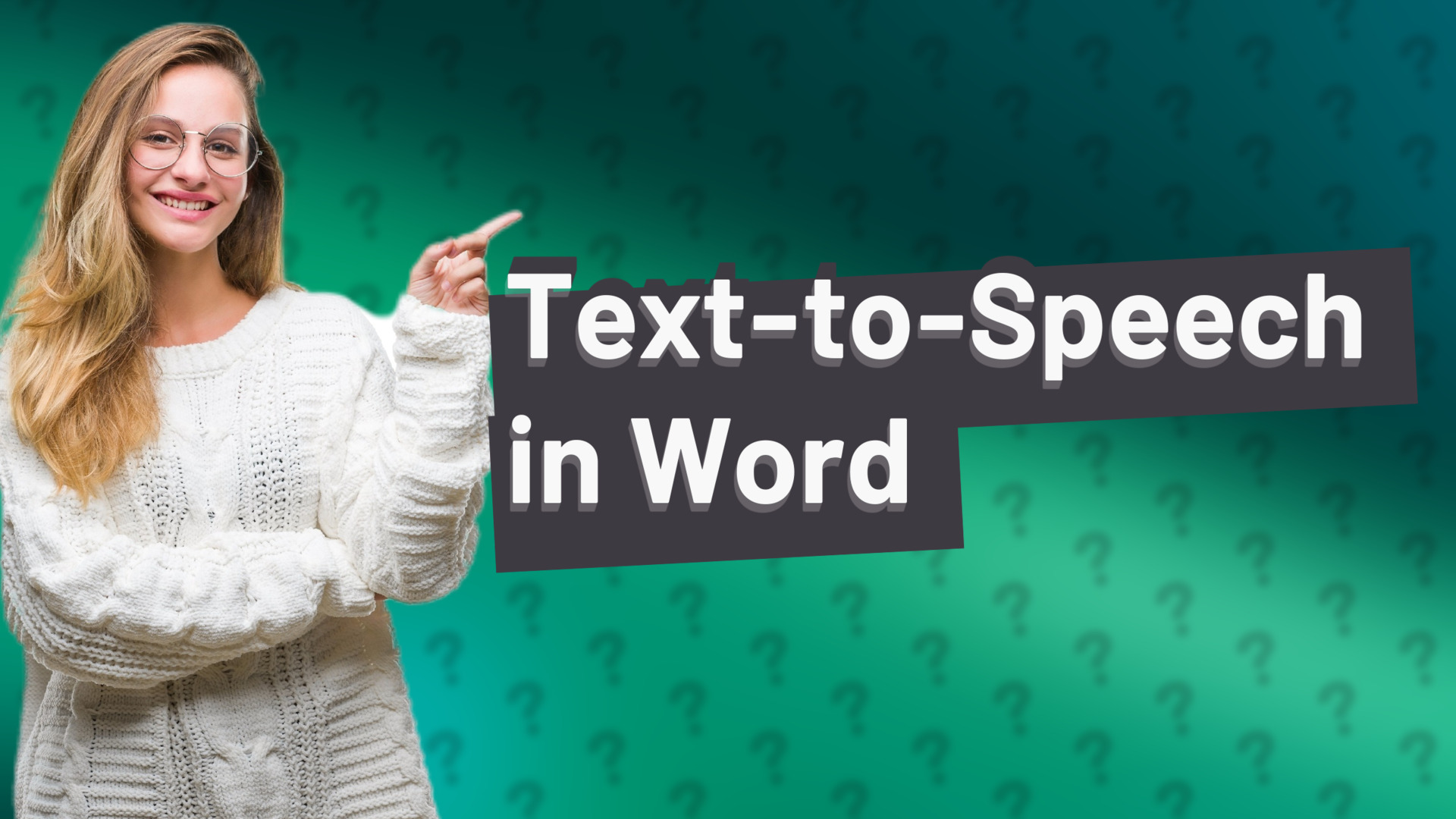 Text-to-Speech in Word