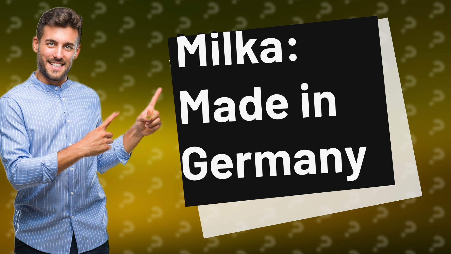Milka: Made in Germany