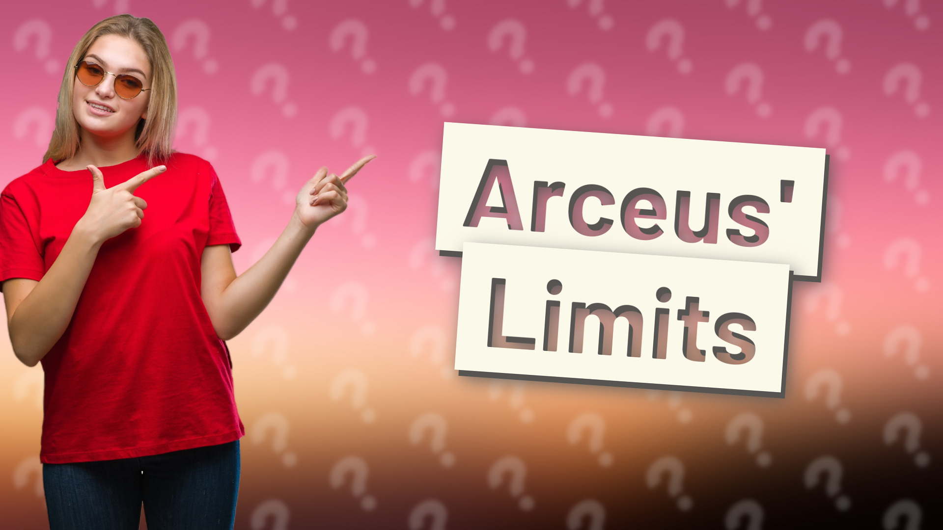Arceus' Limits