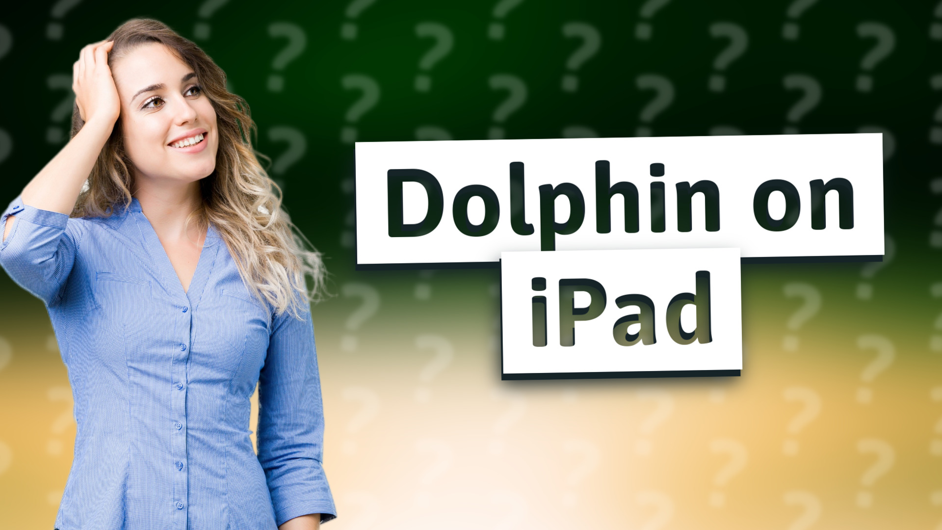 Dolphin on iPad