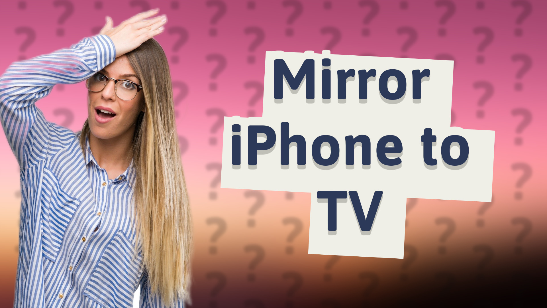 Mirror iPhone to TV