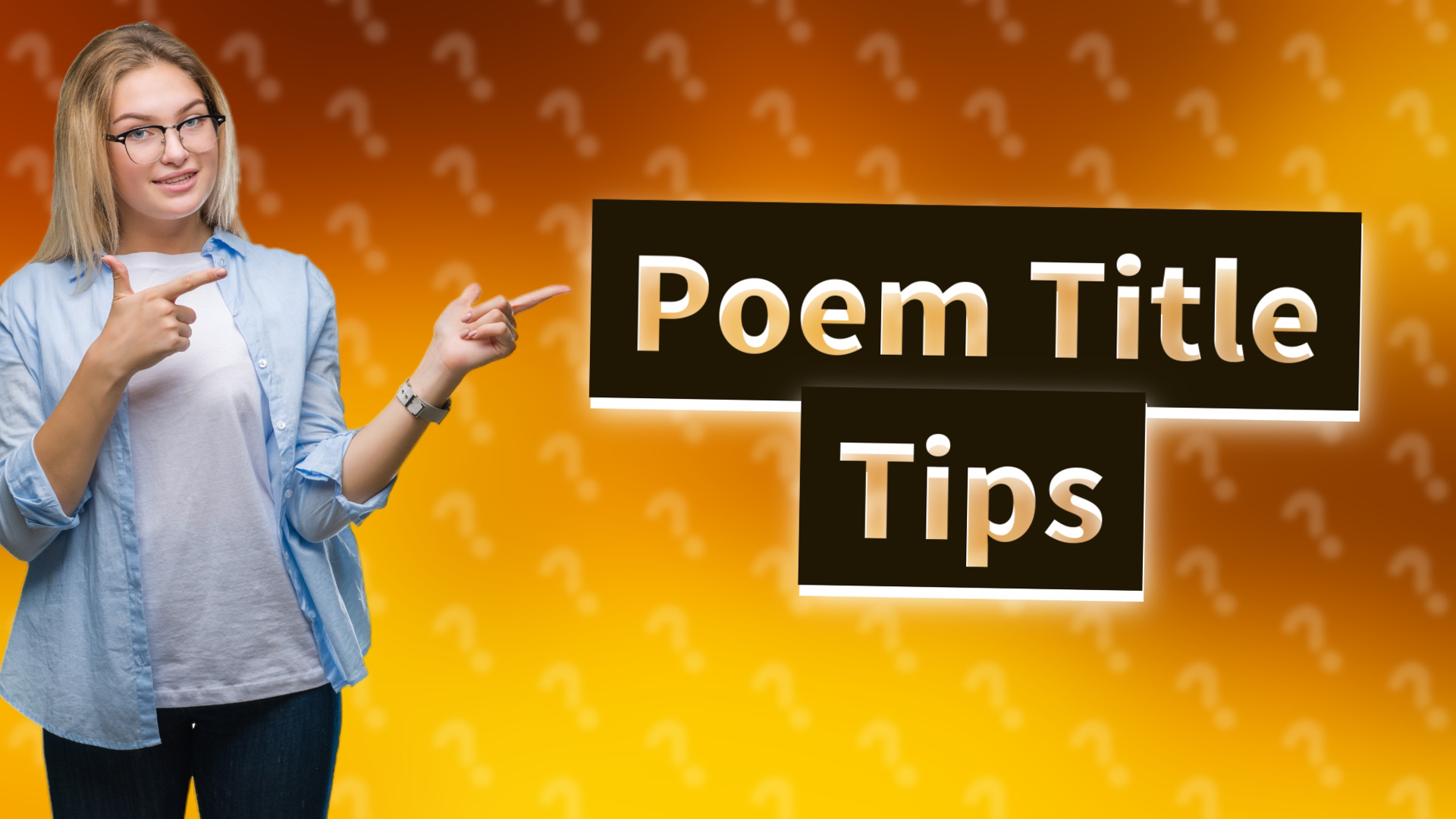 Poem Title Tips
