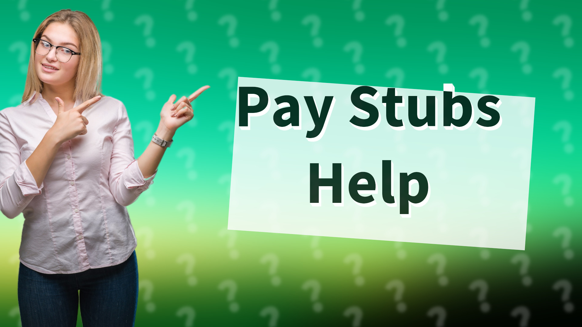 Pay Stubs Help