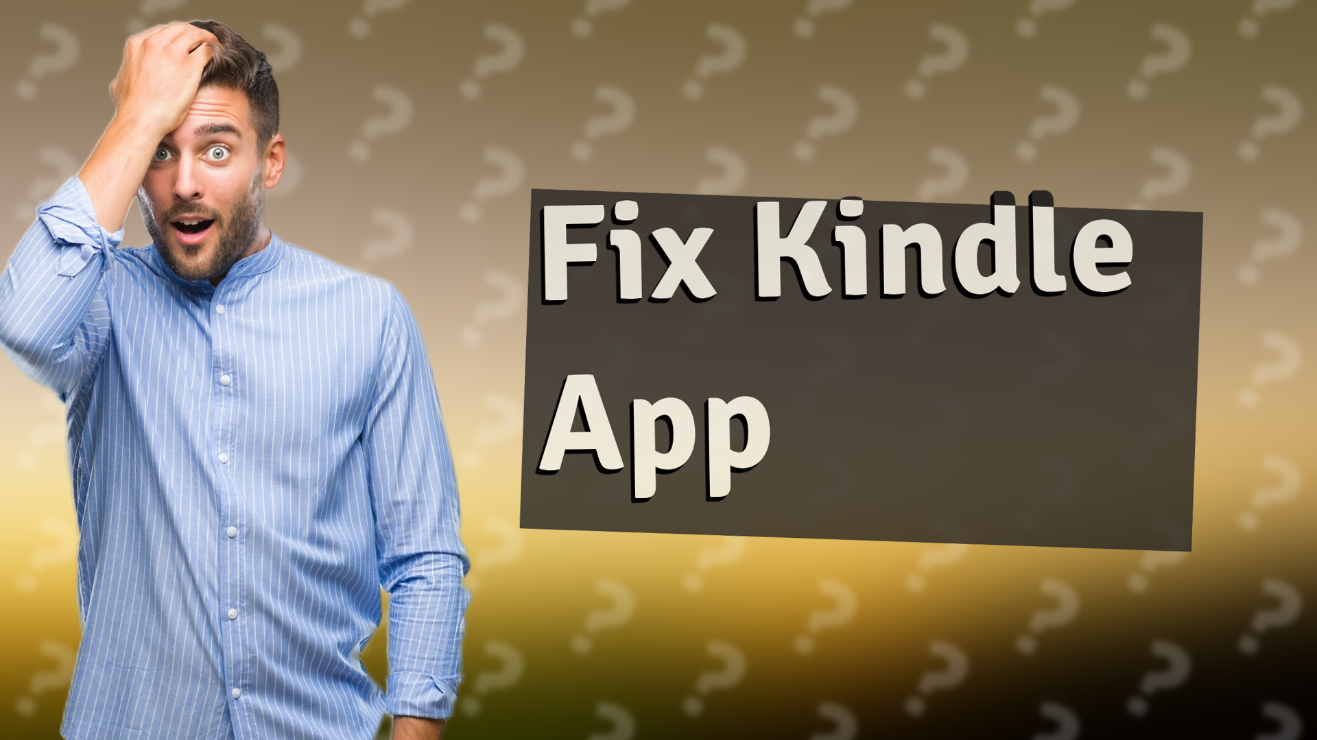 Fix Kindle App