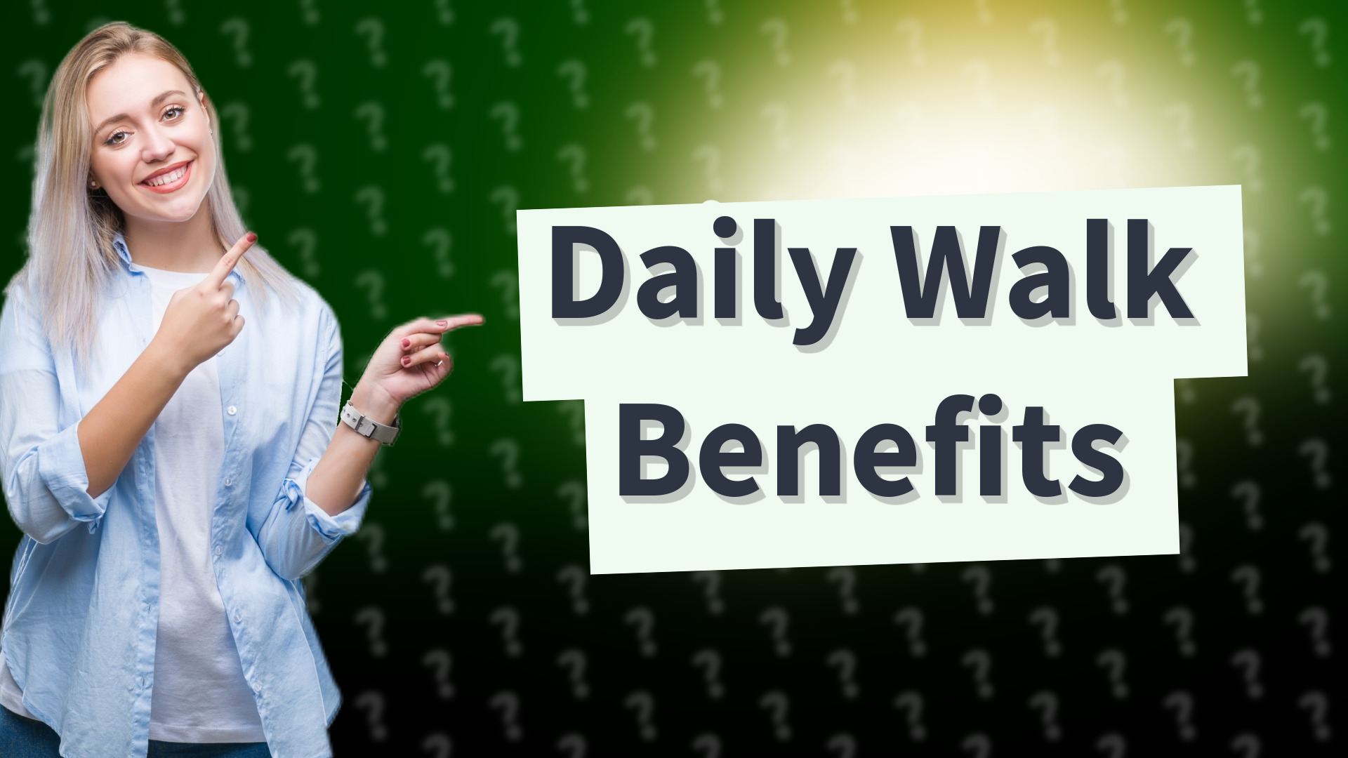 Daily Walk Benefits