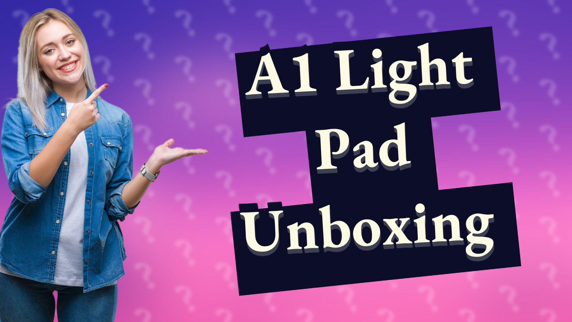 A1 Light Pad Unboxing