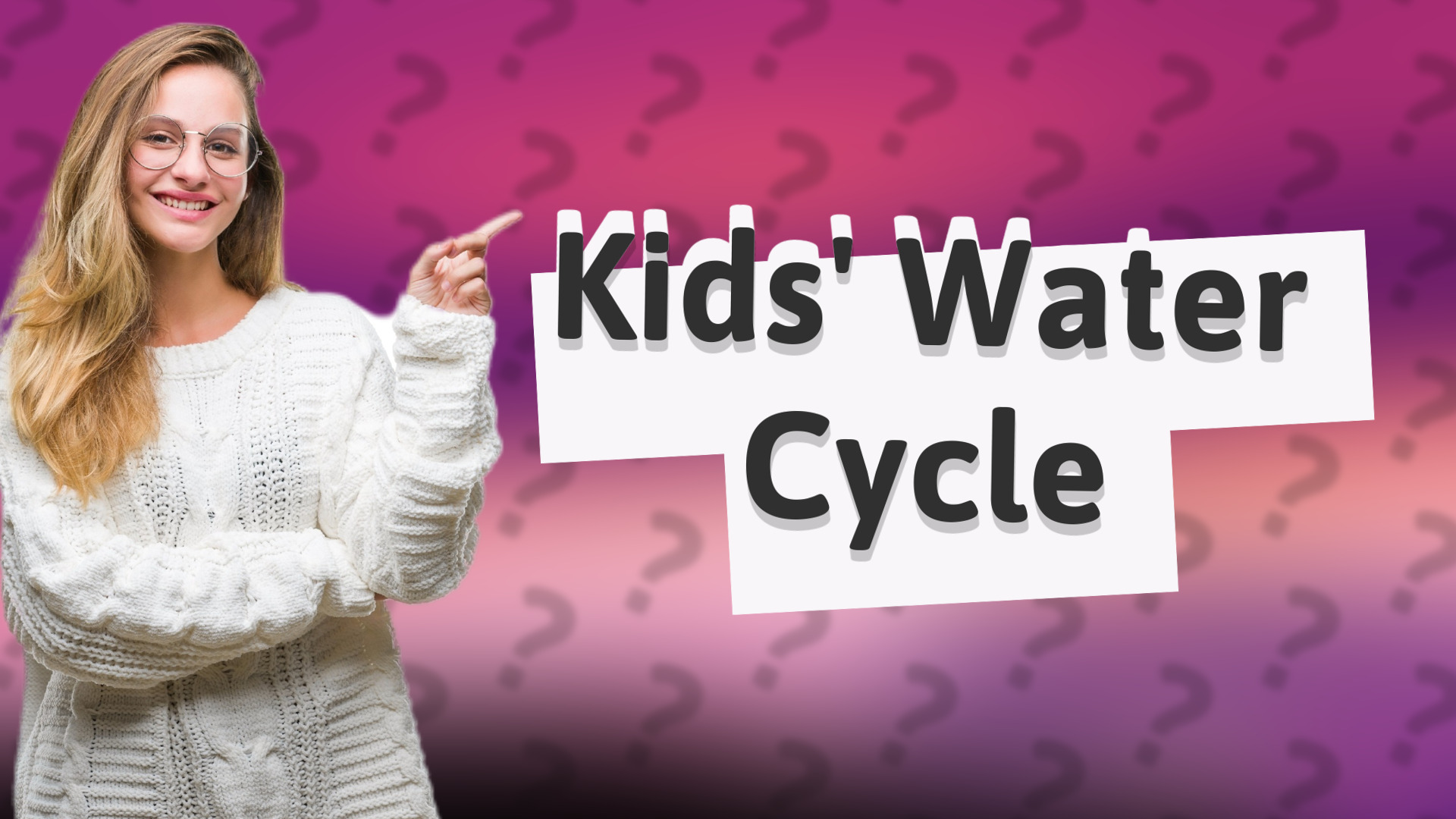 Kids' Water Cycle
