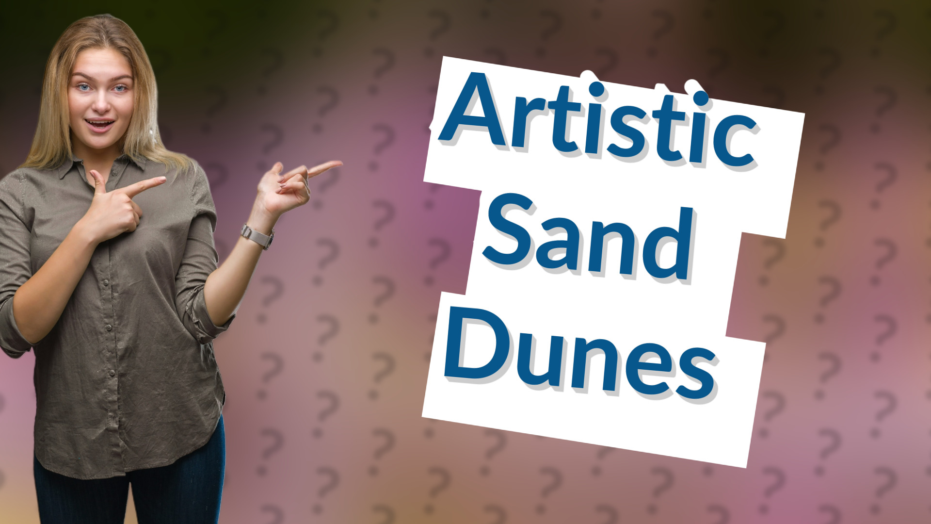 Artistic Sand Dunes