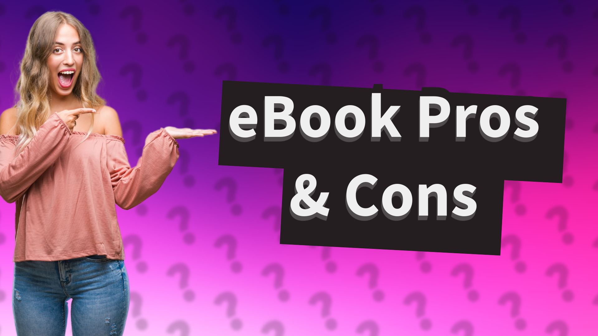 eBook Pros & Cons
