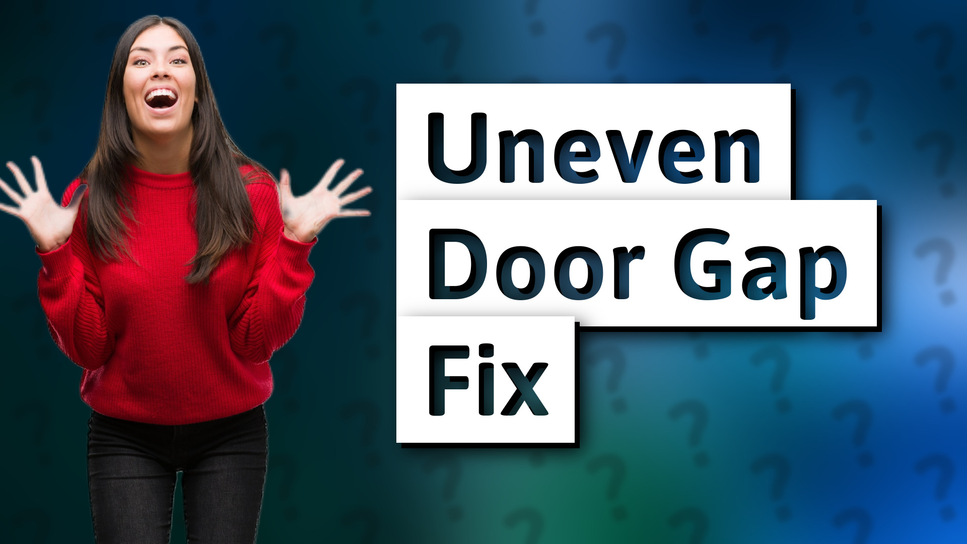 Uneven Door Gap Fix