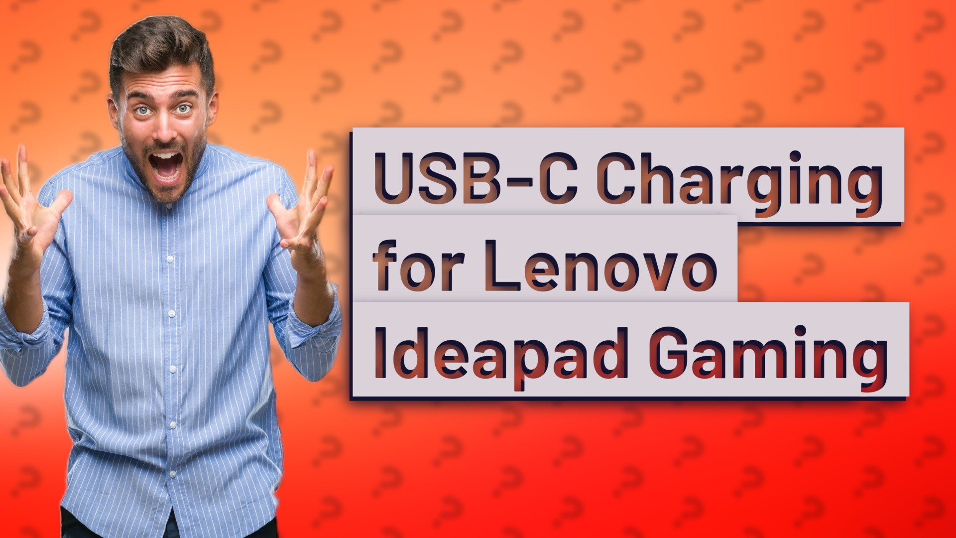 USB-C Charging for Lenovo Ideapad Gaming