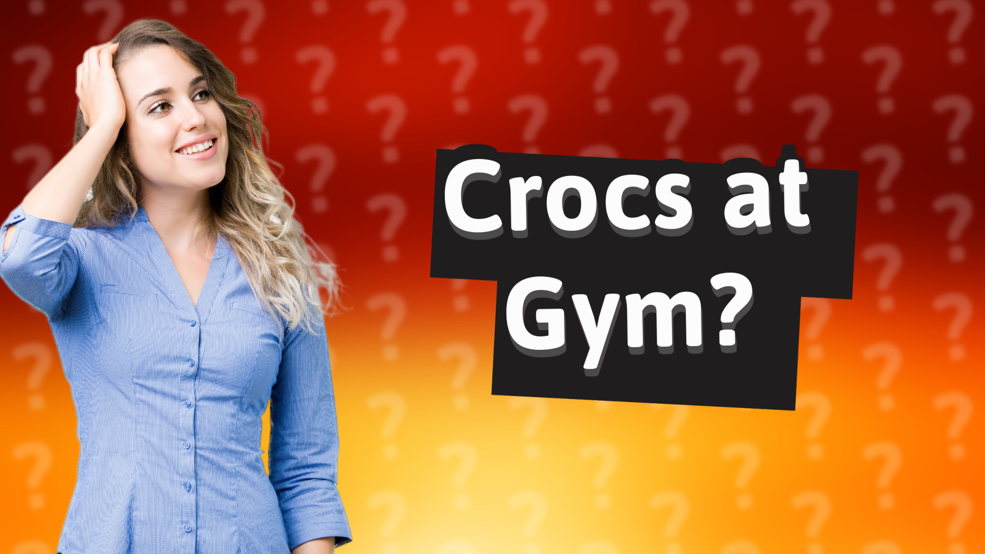 Crocs at Gym?