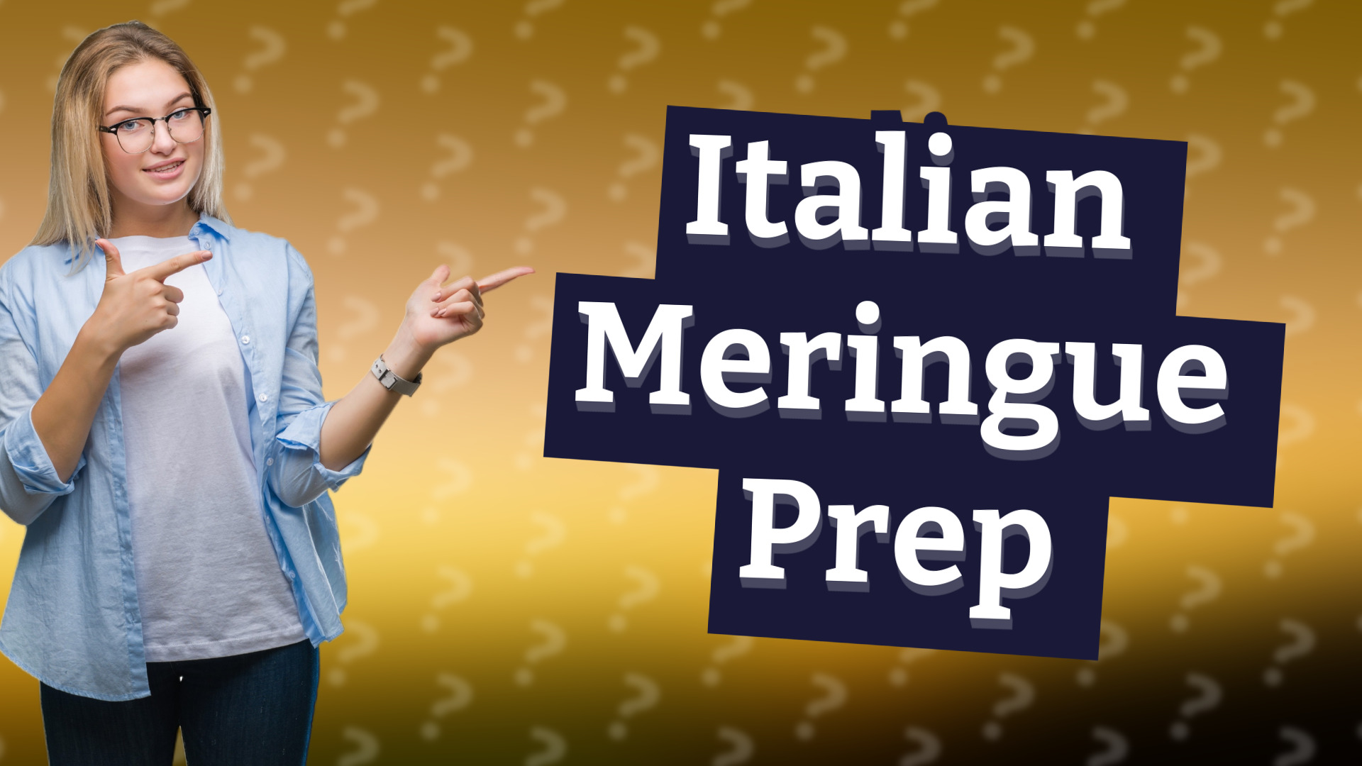 Italian Meringue Prep
