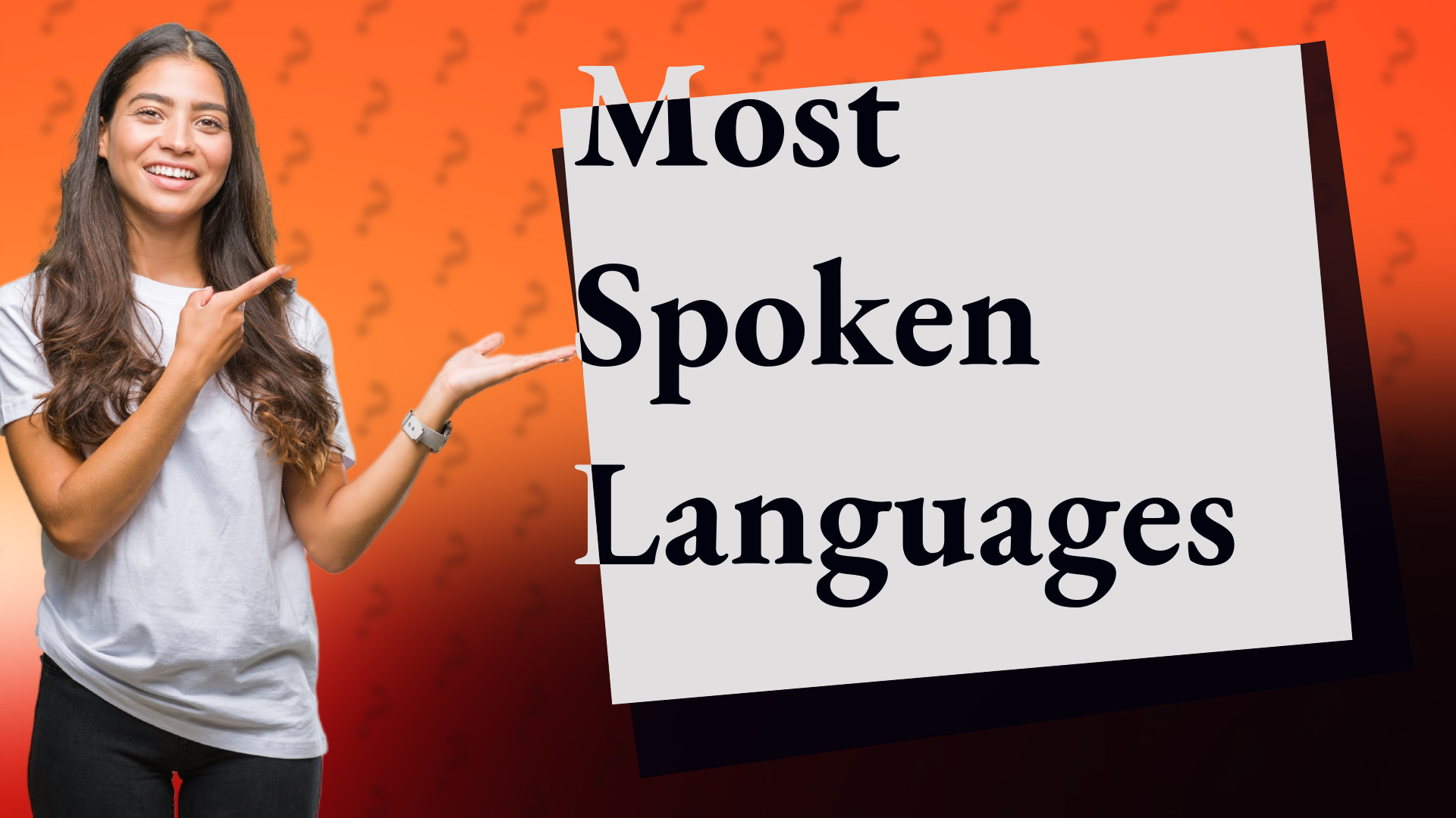 Most Spoken Languages