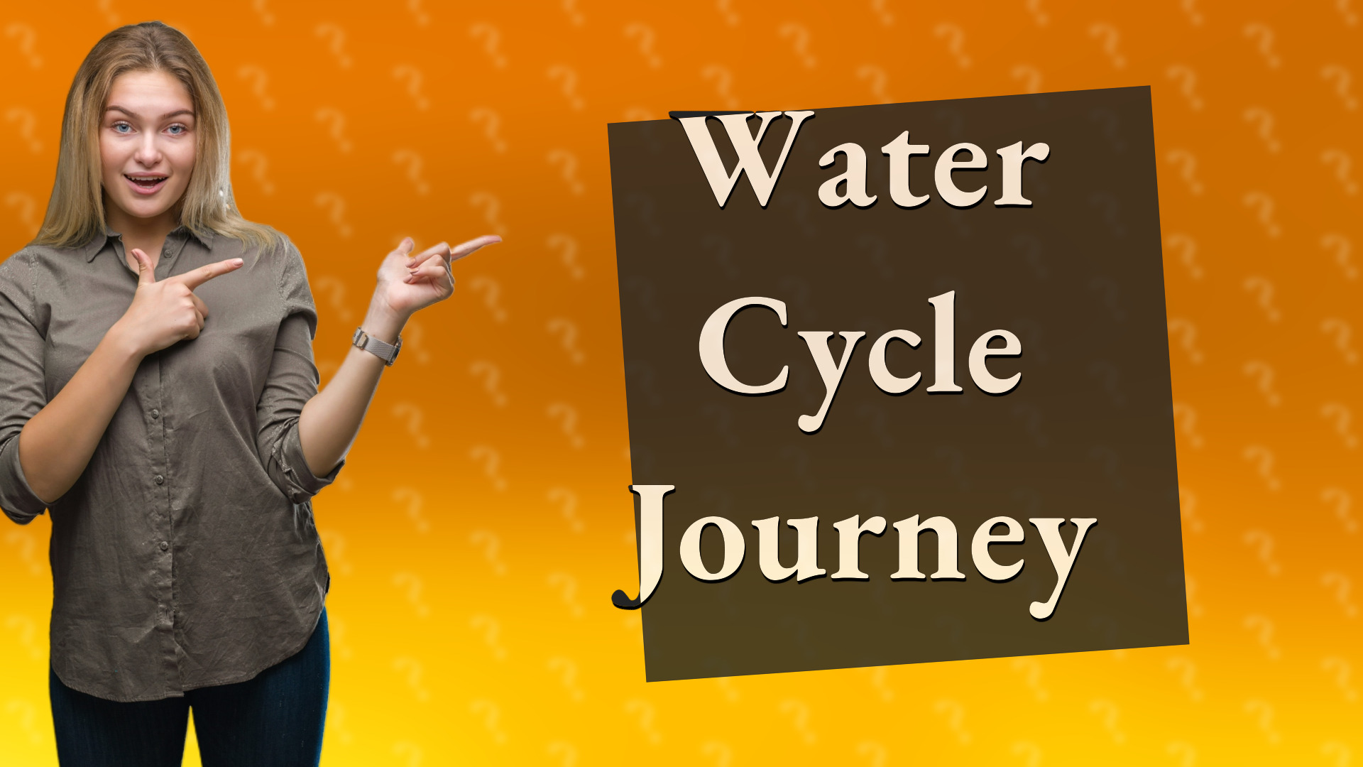 Water Cycle Journey