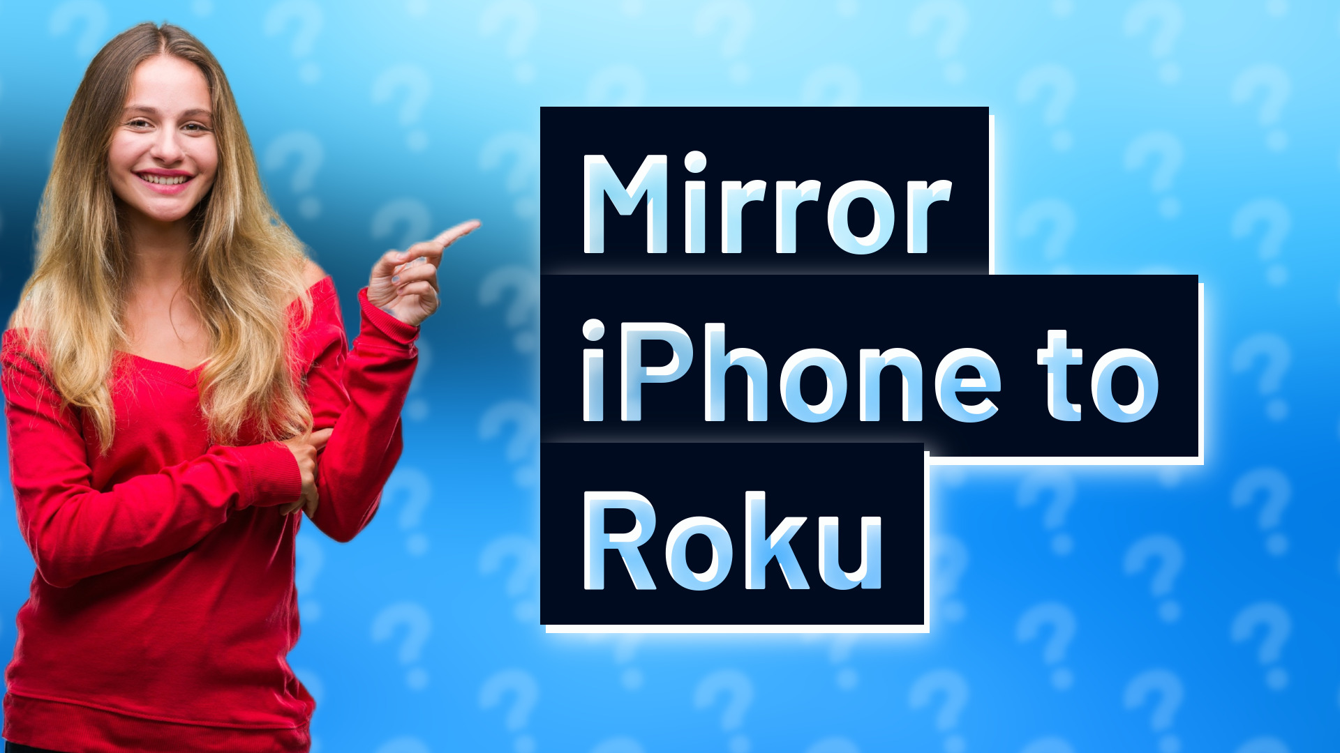 Mirror iPhone to Roku