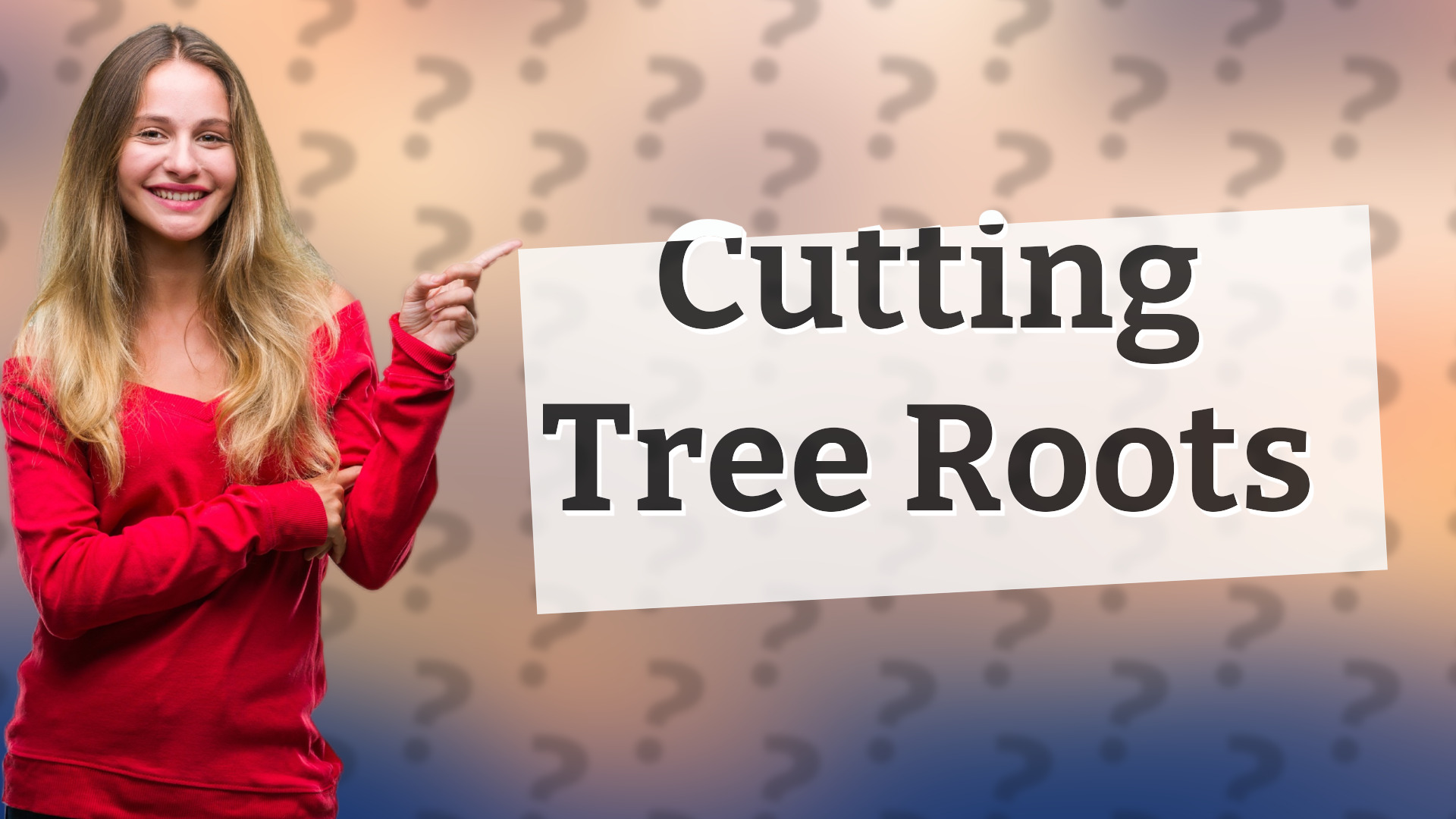 Cutting Tree Roots
