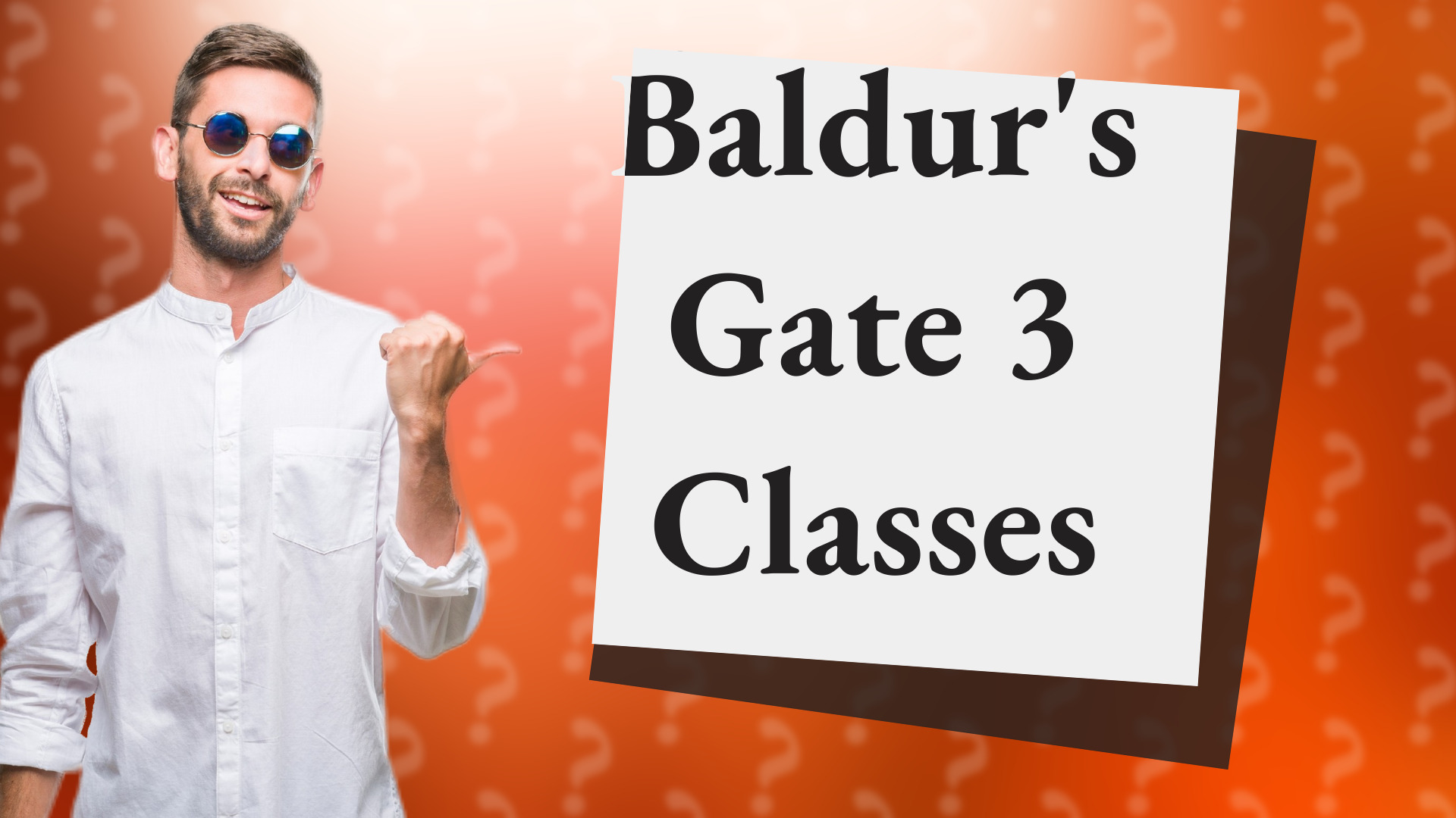 Baldur's Gate 3 Classes