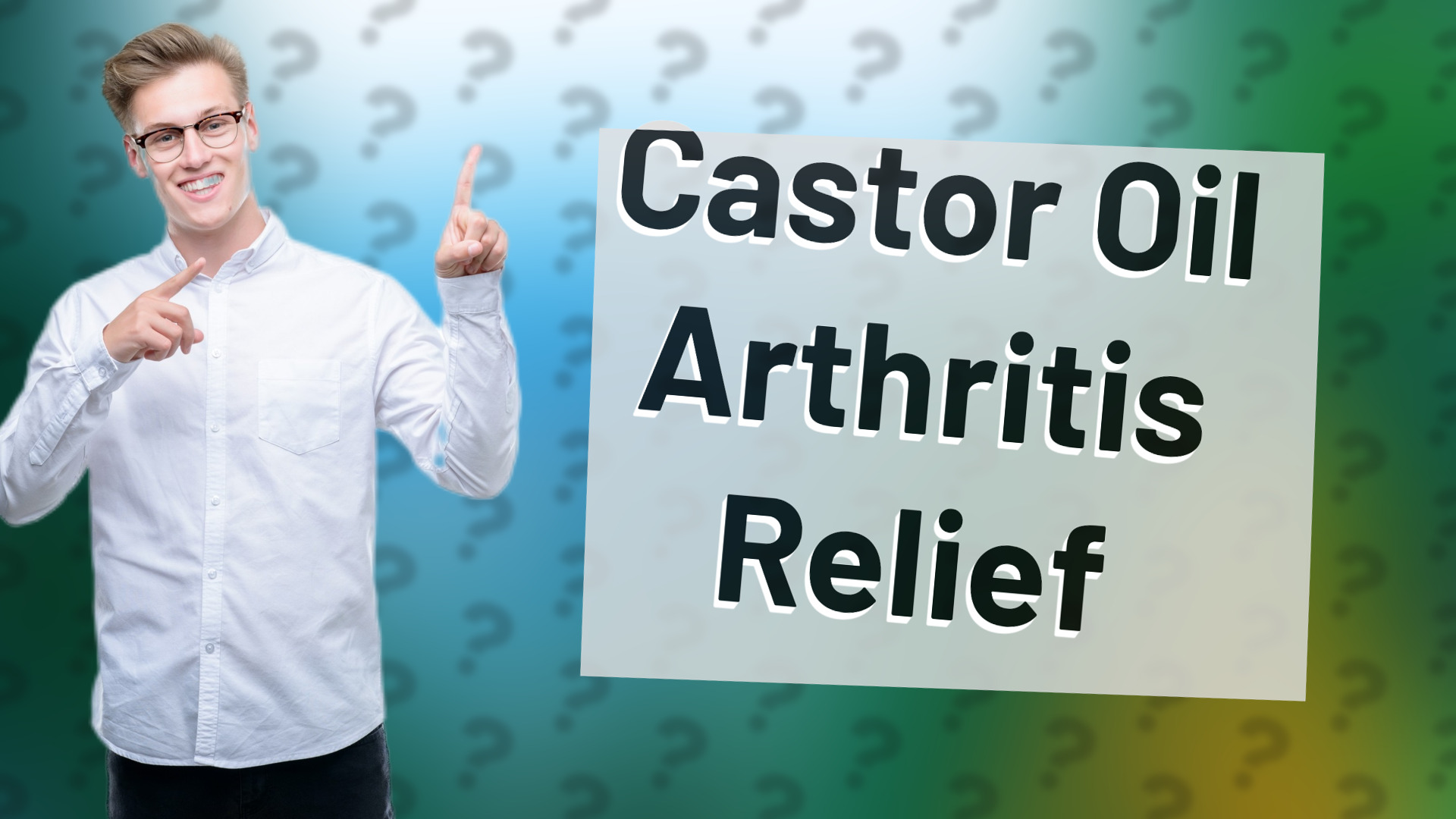 Castor Oil Arthritis Relief