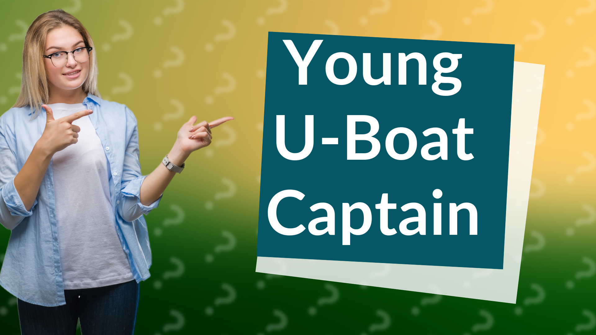 Young U-Boat Captain