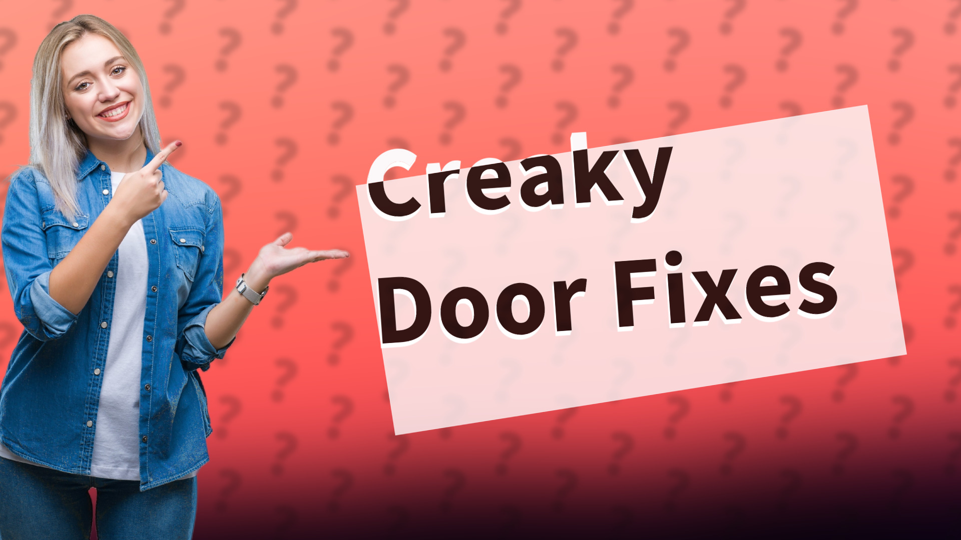 Creaky Door Fixes