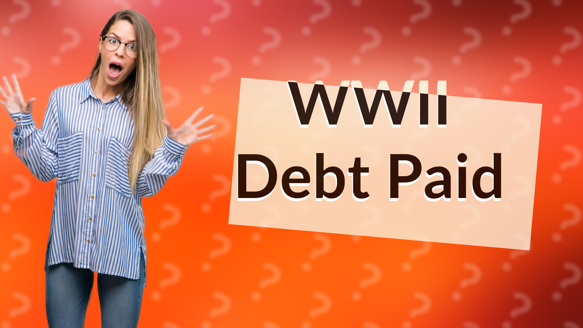 WWII Debt Paid