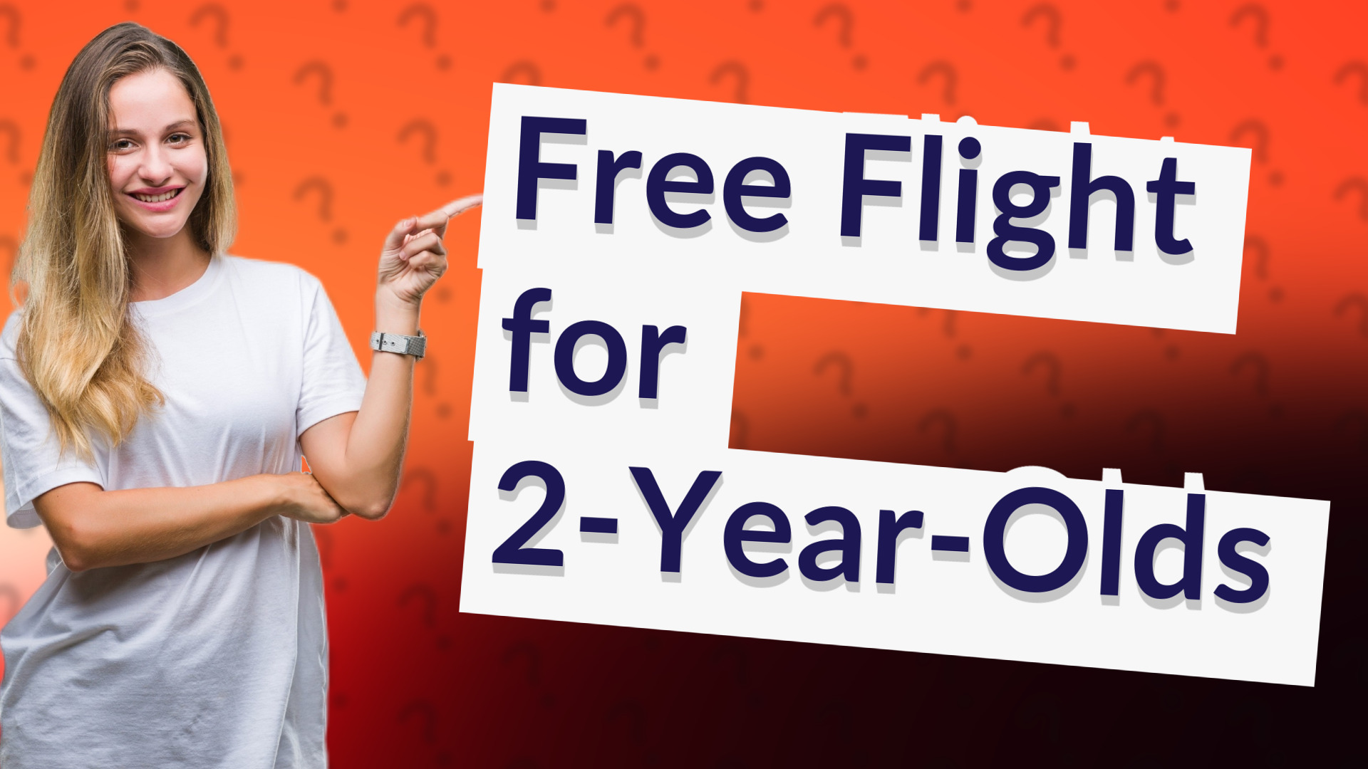 Free Flight for 2-Year-Olds
