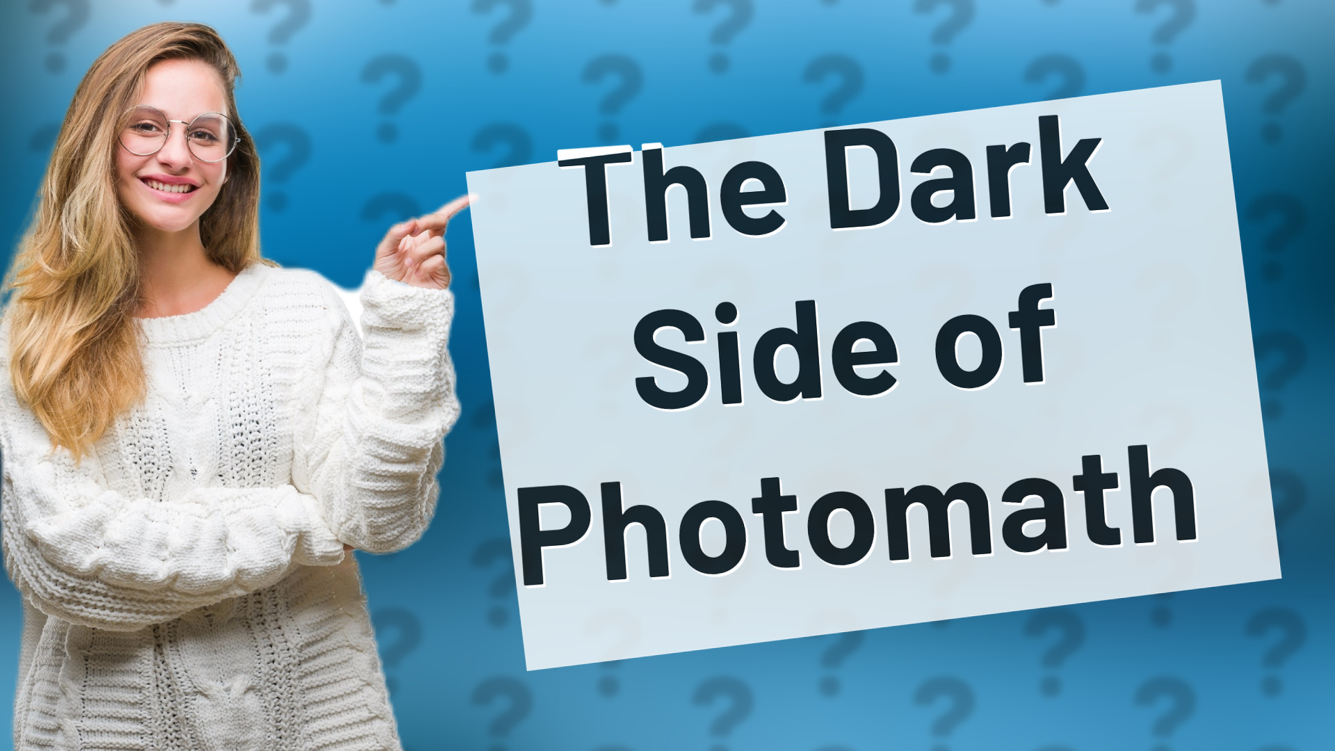 The Dark Side of Photomath