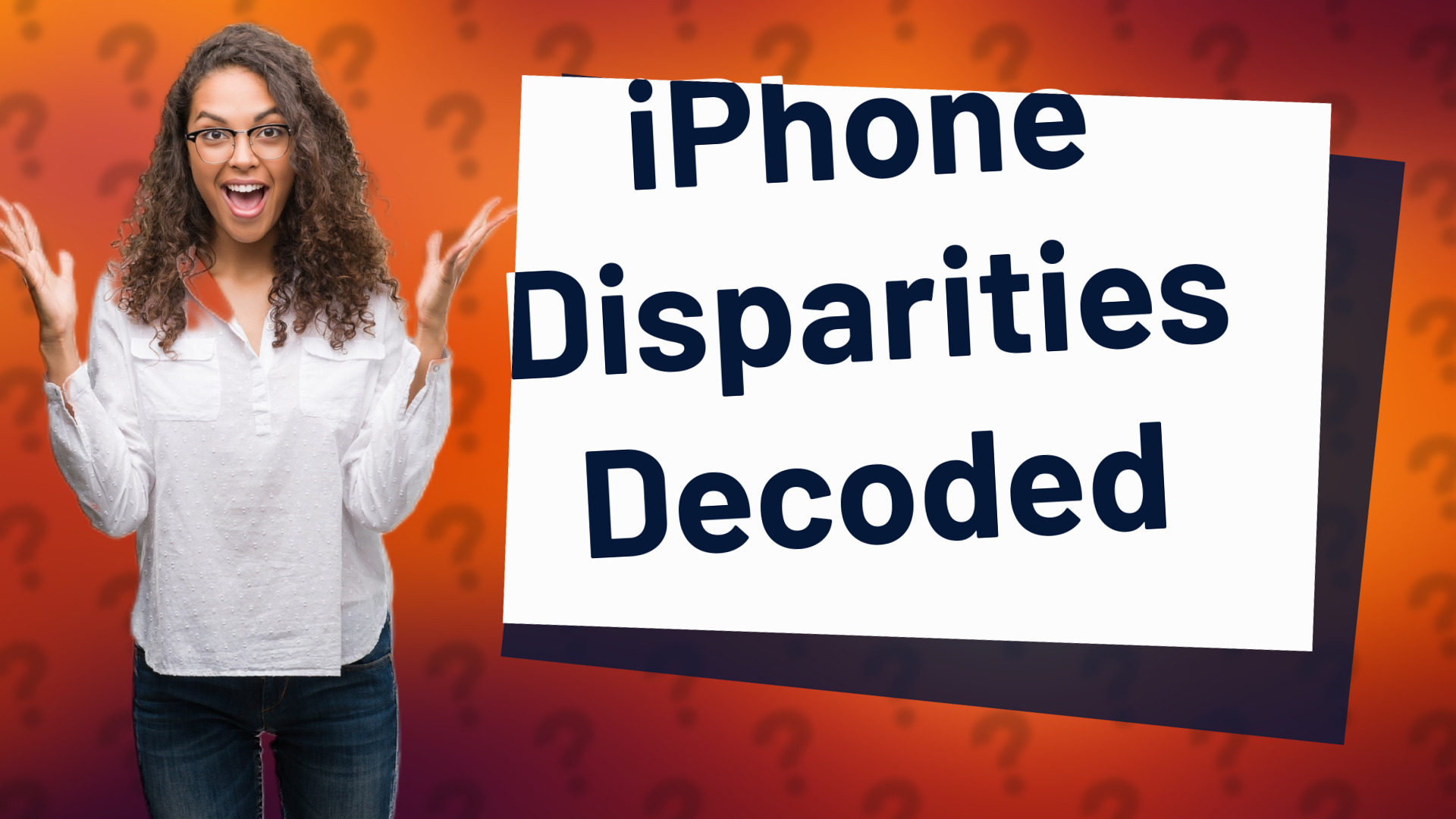 iPhone Disparities Decoded