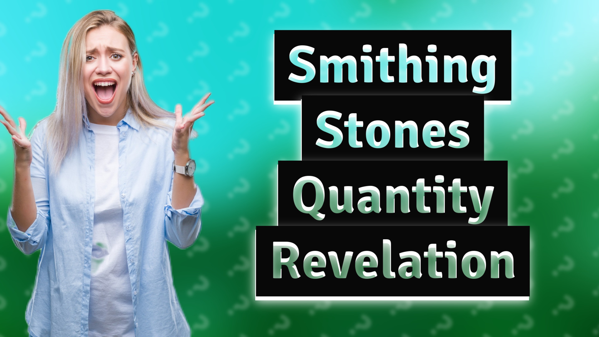 Smithing Stones Quantity Revelation