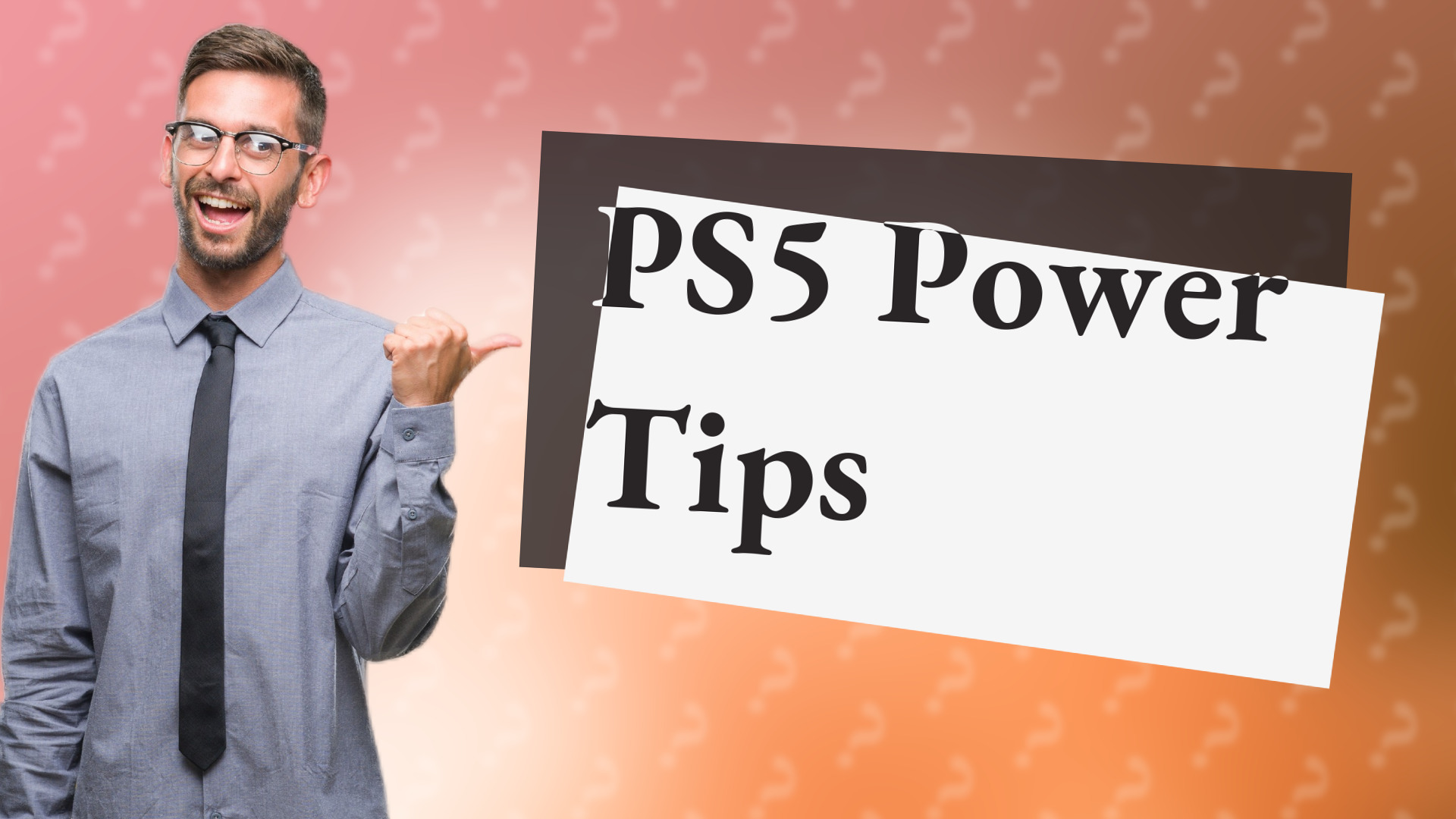 PS5 Power Tips