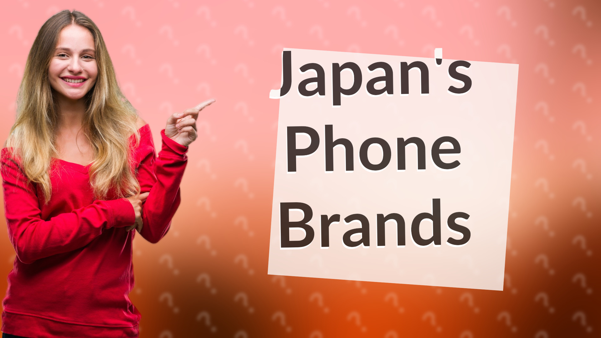 Japan's Phone Brands